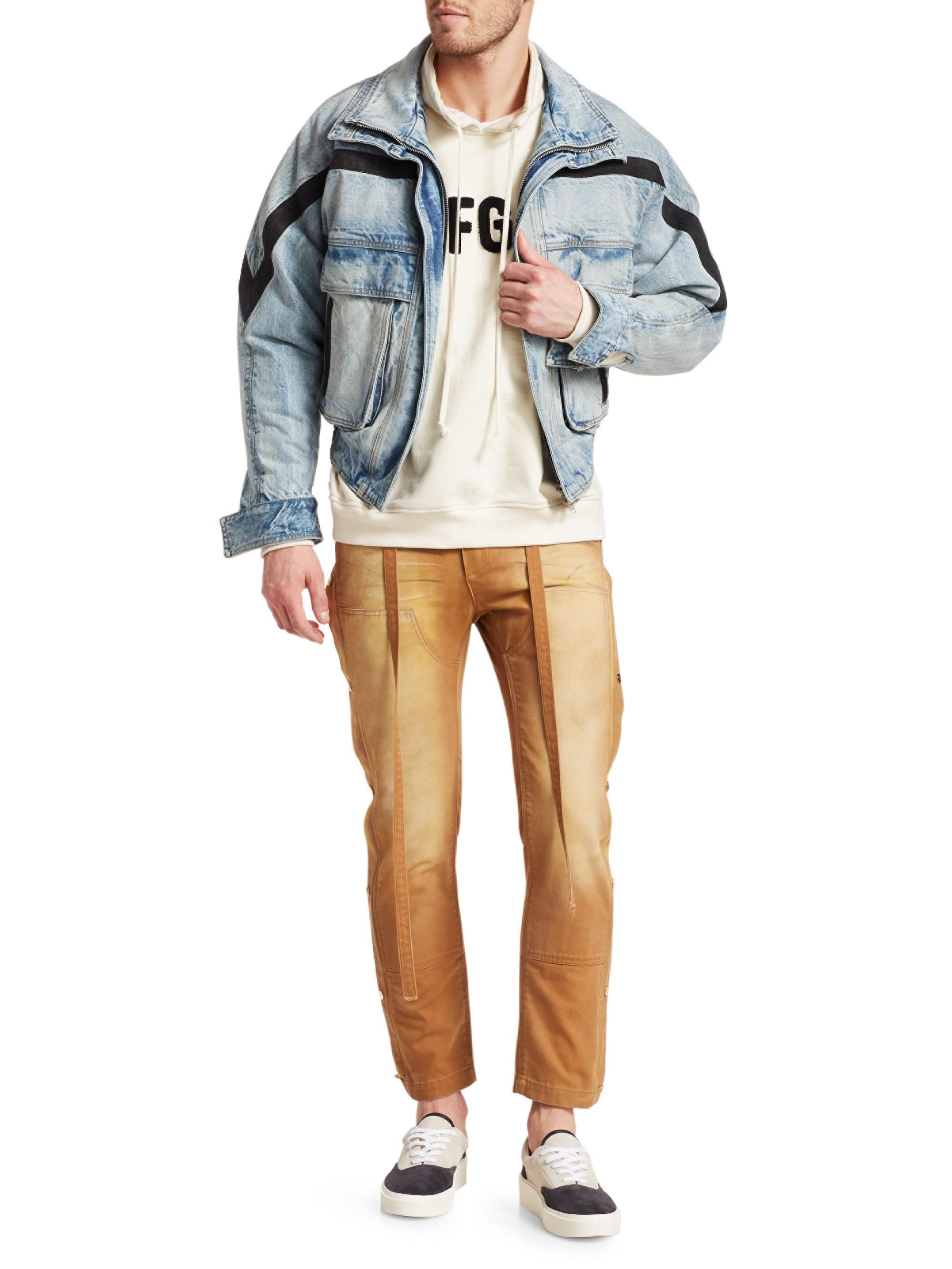 fear of god denim ski jacket
