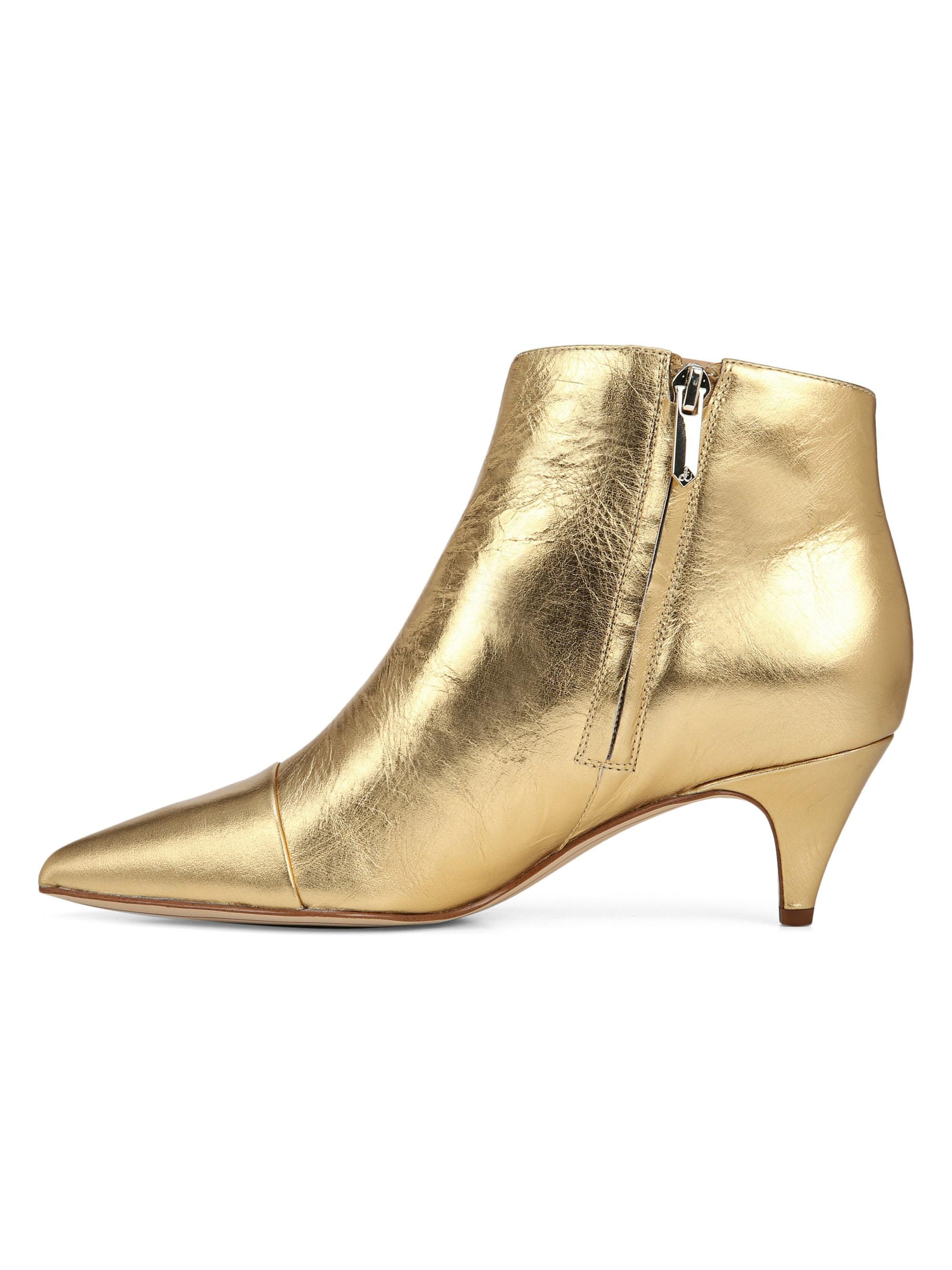 sam edelman kinzey suede kitten heel booties