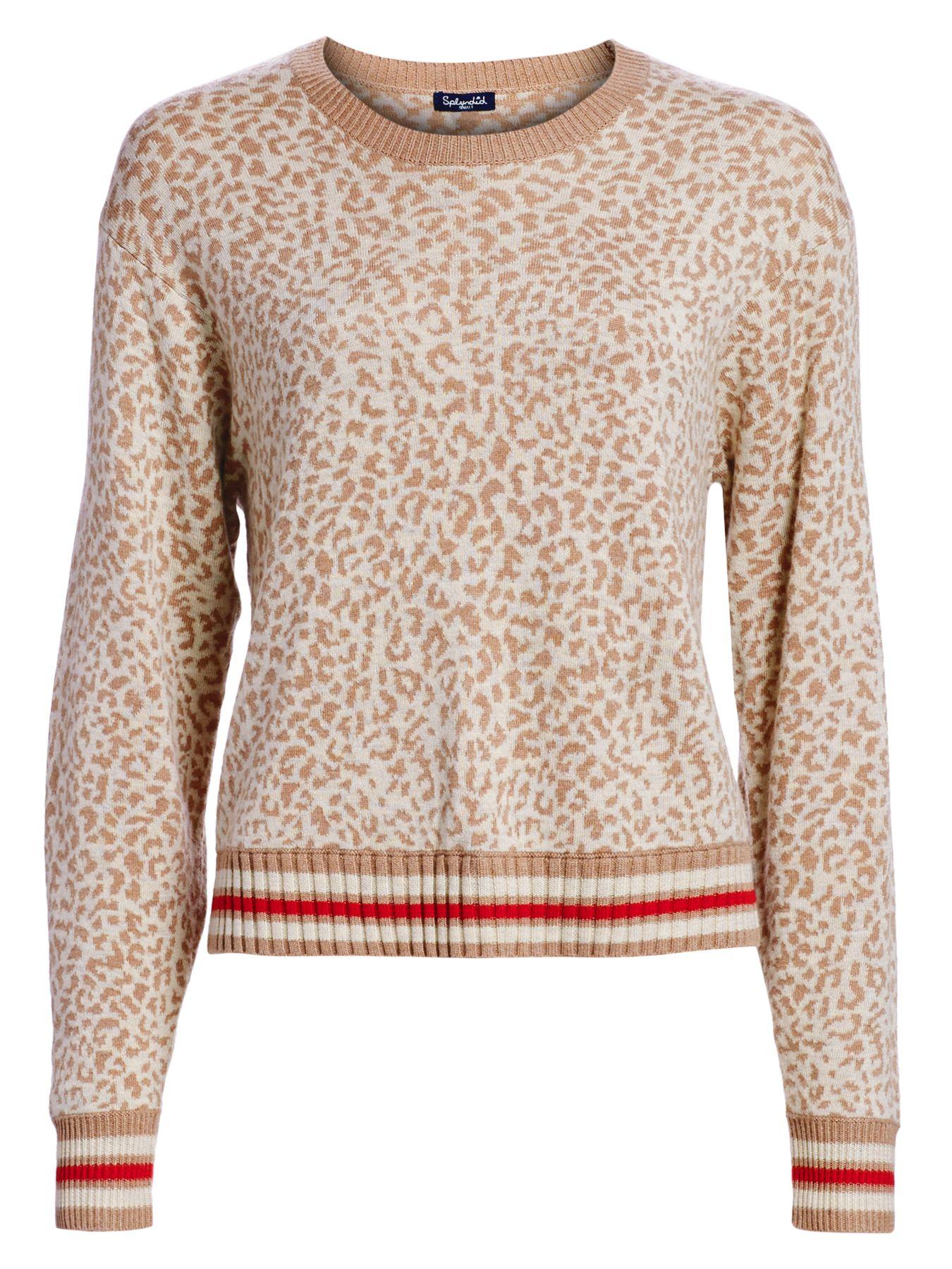 splendid leopard sweater