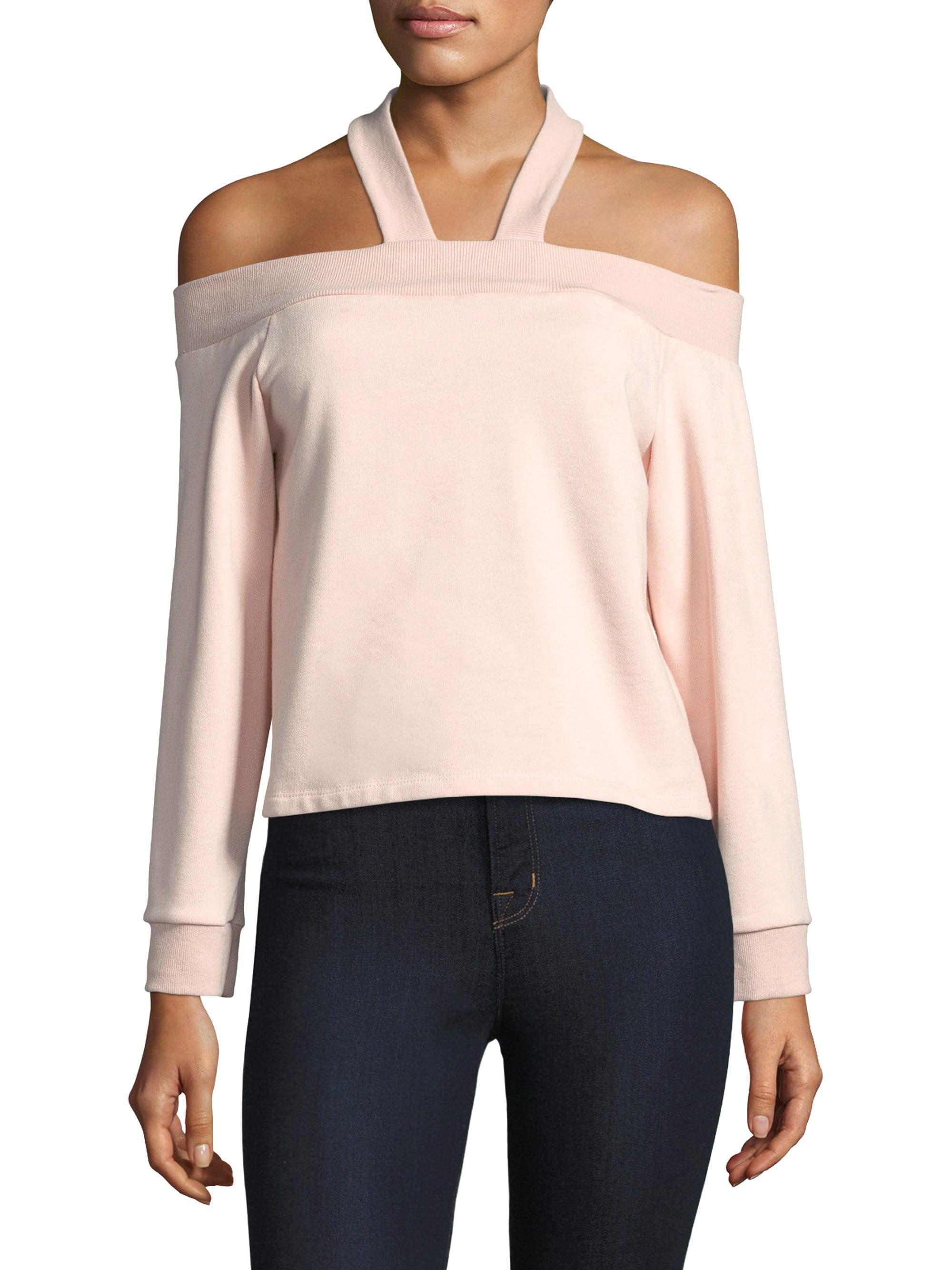 rebecca minkoff cold shoulder sweatshirt