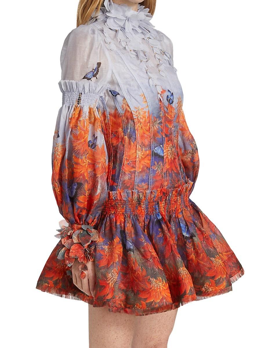 botanica belted mini dress