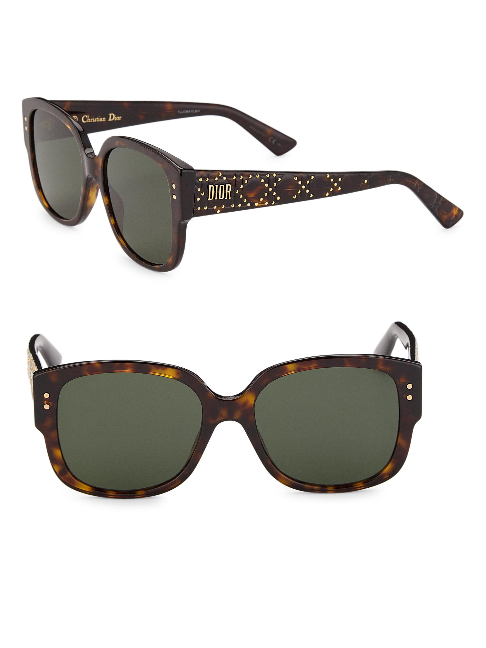 Dior Lady Studs 54mm Wayfarer Sunglasses - Lyst