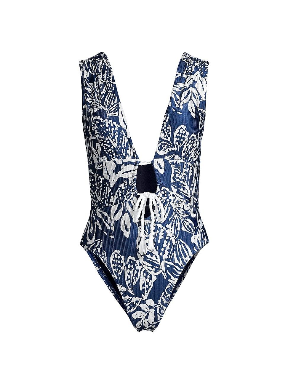 Robin Piccone Indah Printed One-piece Swimsuit in Blue | Lyst