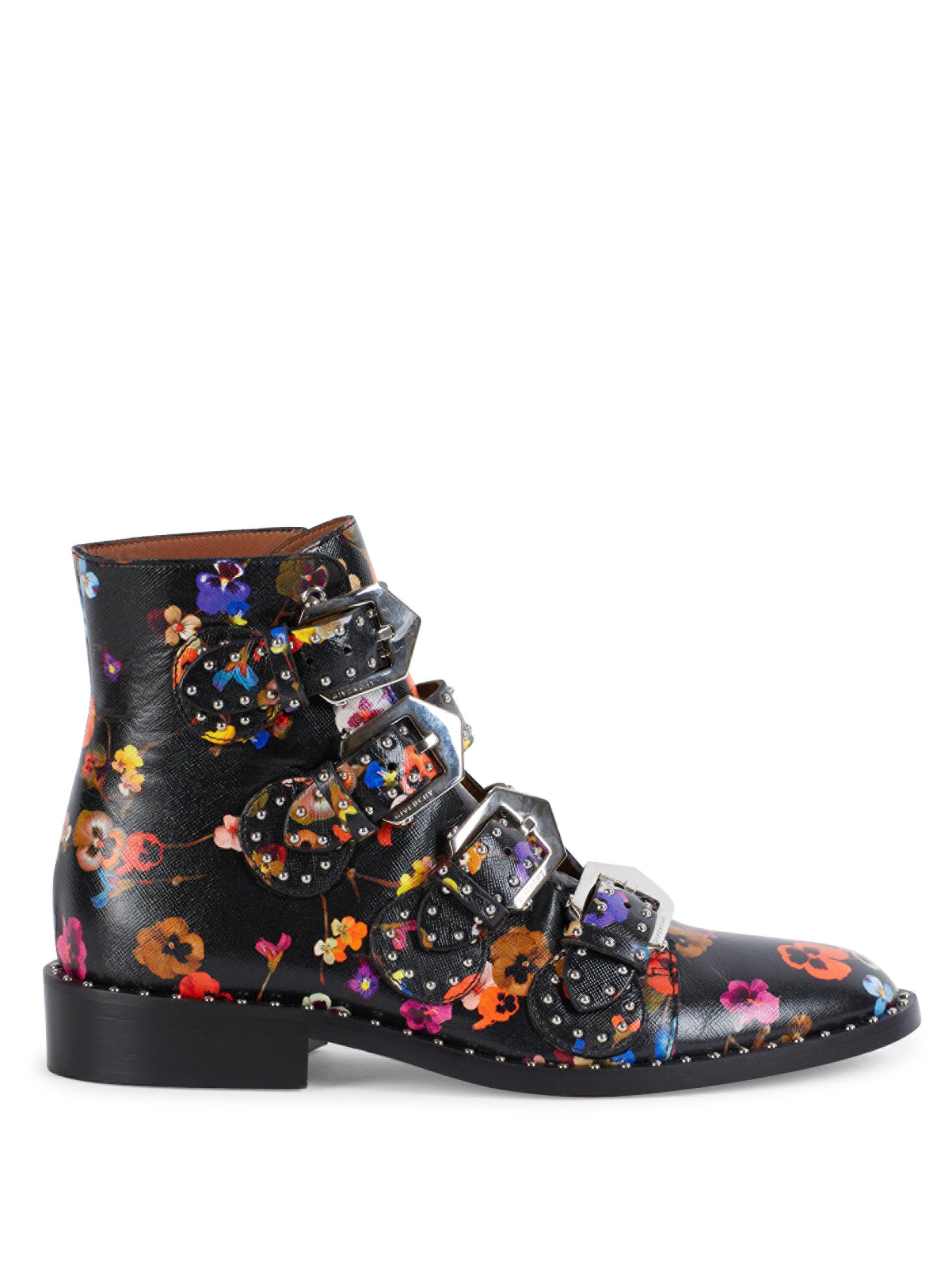 givenchy floral boots