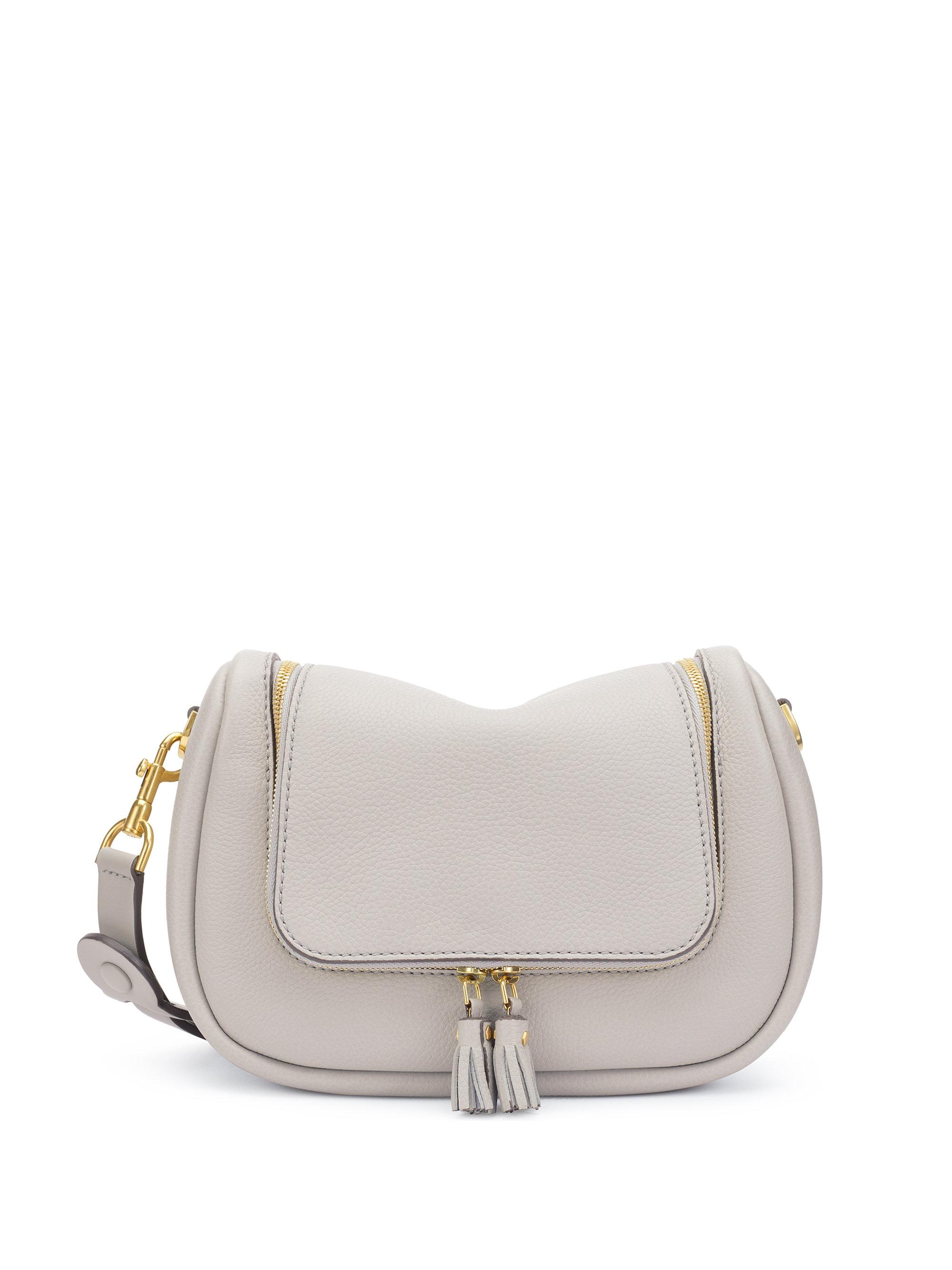 Anya Hindmarch Leather Vere Small Soft Satchel in Gray - Lyst