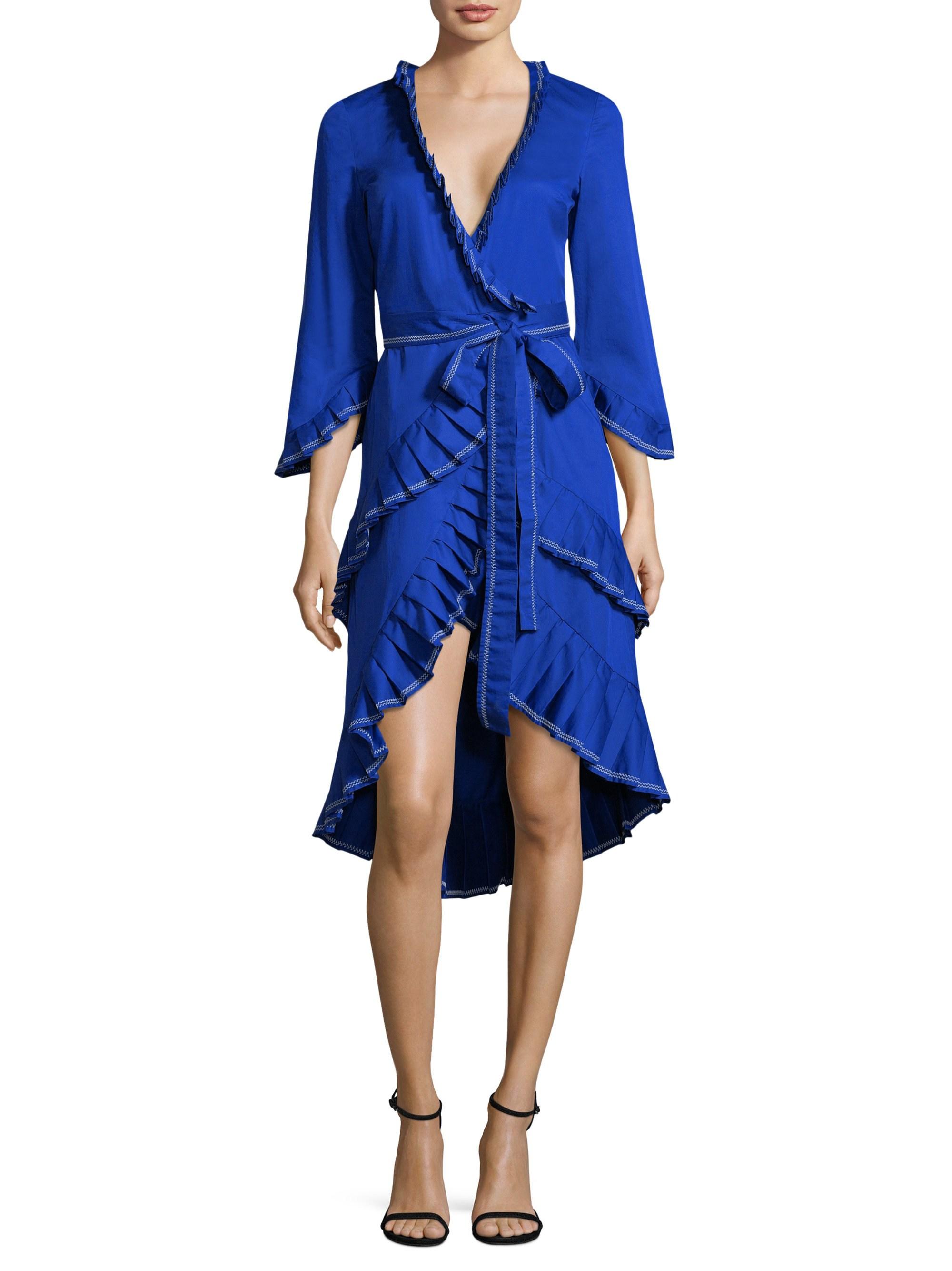 alexis wrap dress
