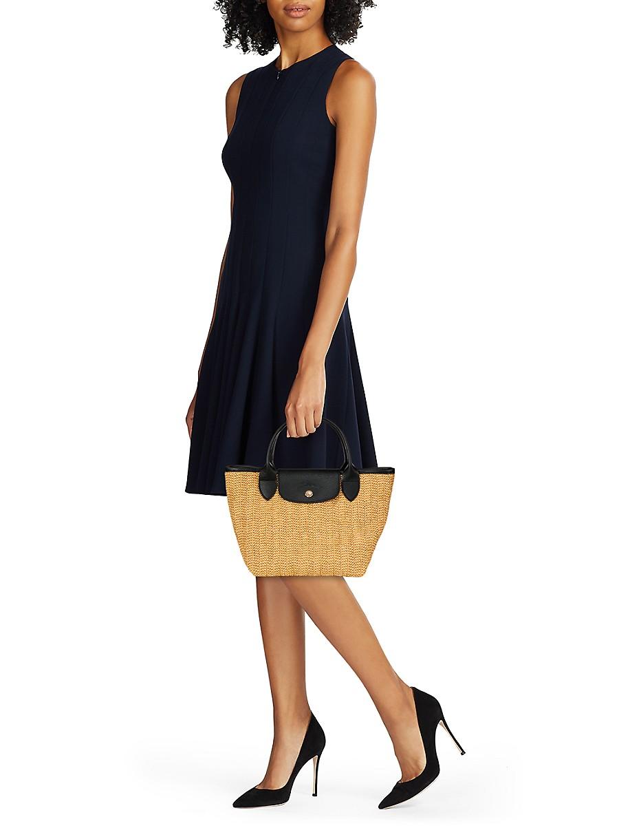 longchamp straw bag
