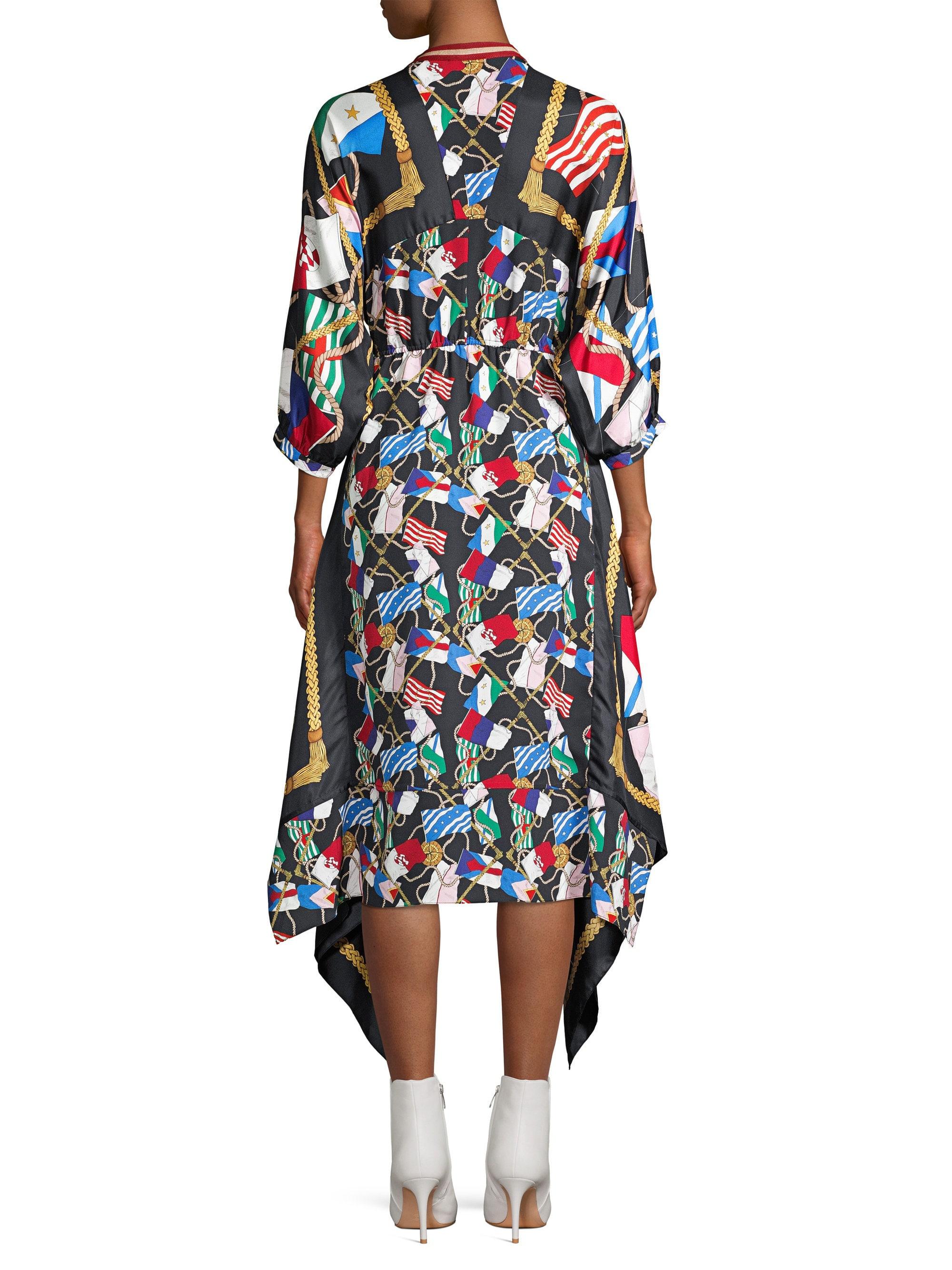 sandro flag dress
