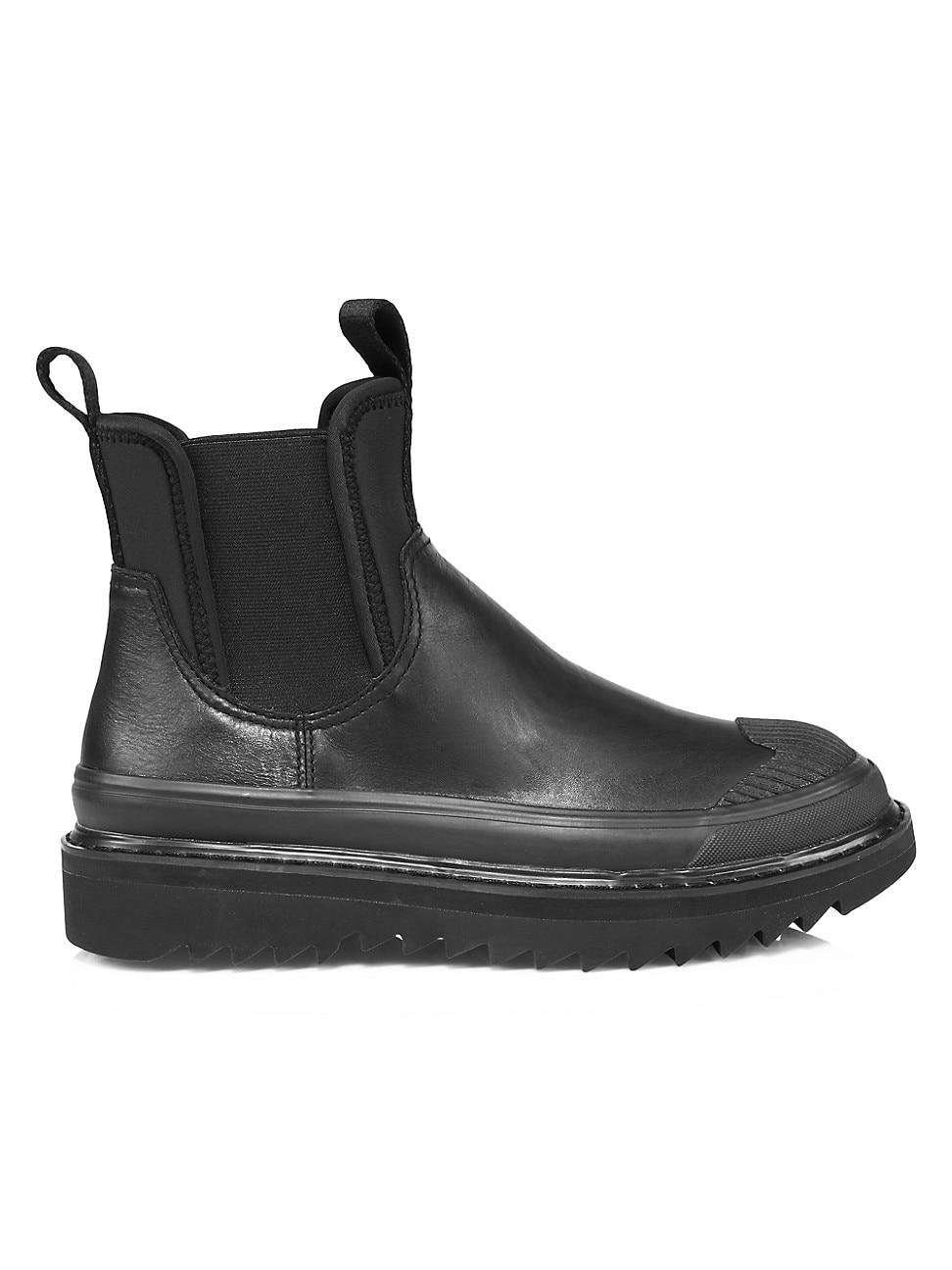 DIESEL Rubber Chelsea Boots in Black for Men - Lyst