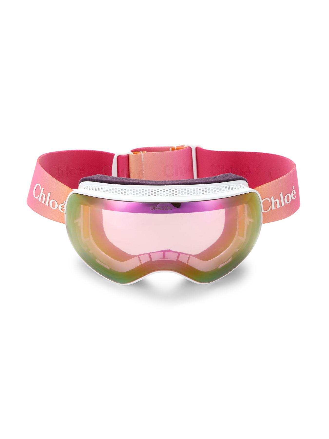 Chloé Chloe X Dragon Cassidy 73mm Ski Goggles in Rainbow (Pink) Lyst