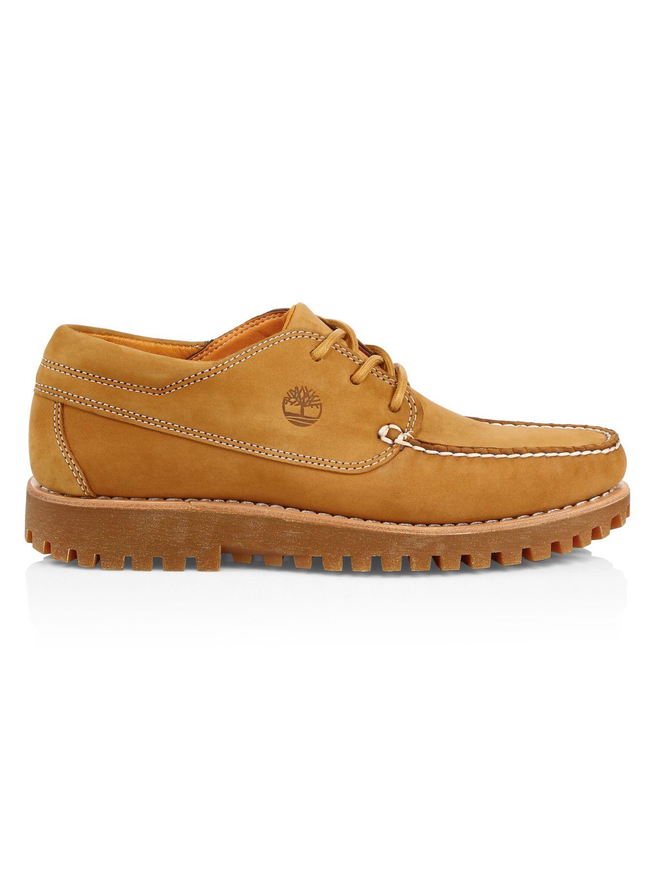 Timberland Leather Jacksons Landing Hs Camp Moc Shoes in