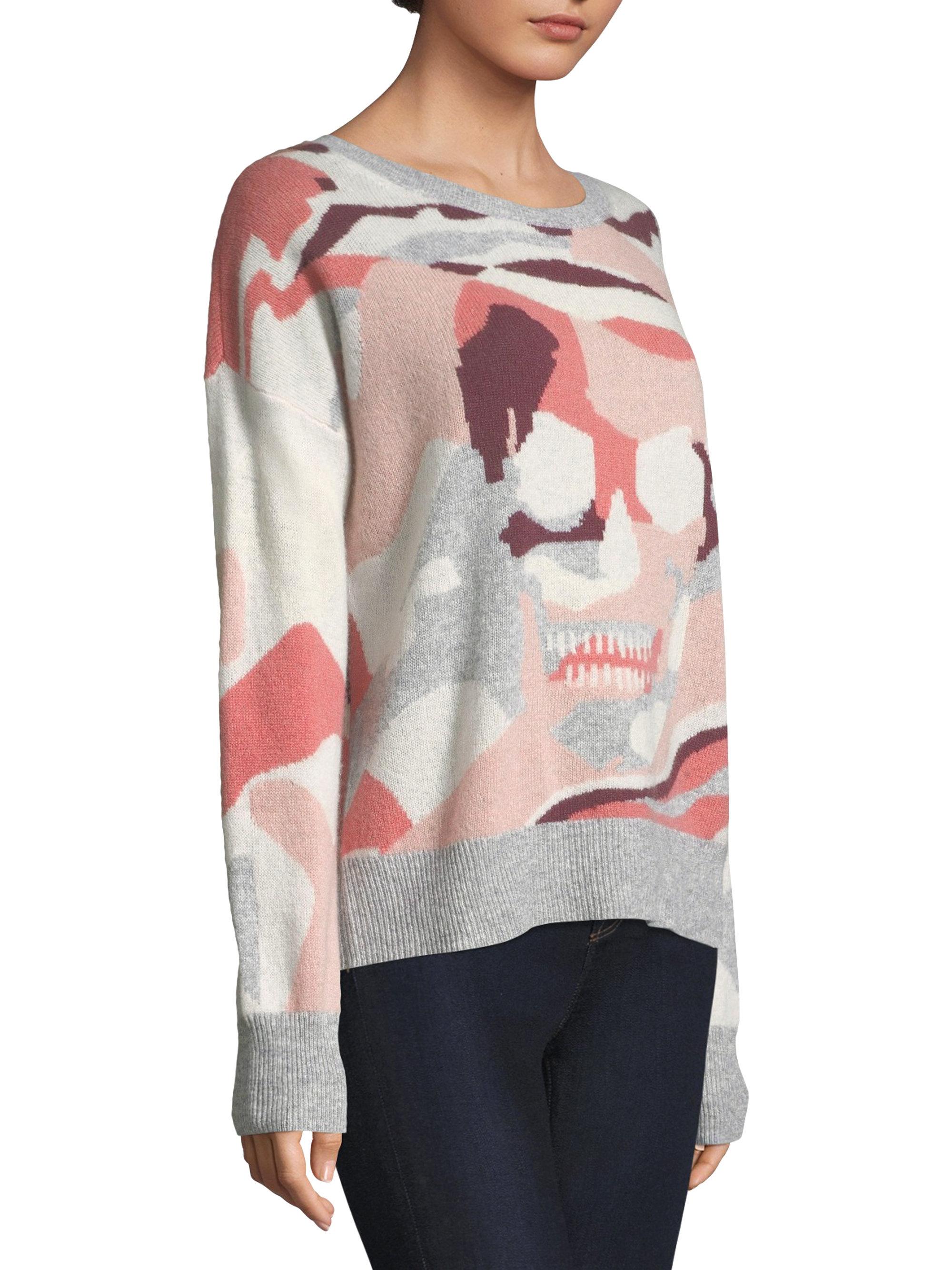 camouflage cashmere sweater