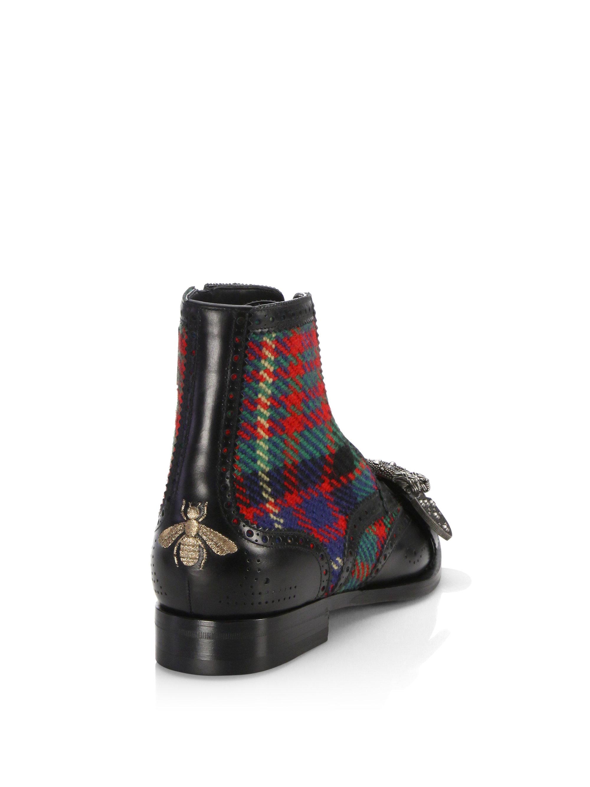 Gucci plaid boots Clearance