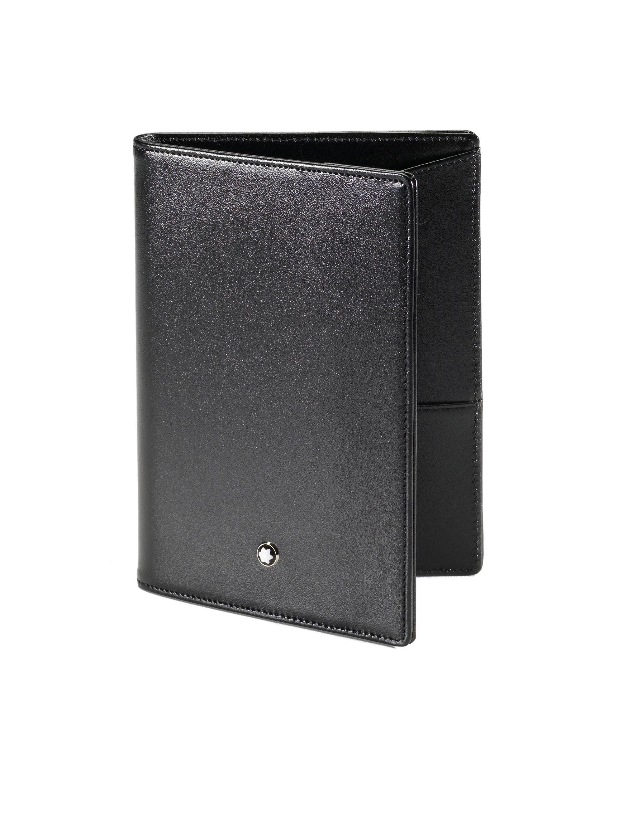 Lyst Montblanc Passport Holder in Black for Men