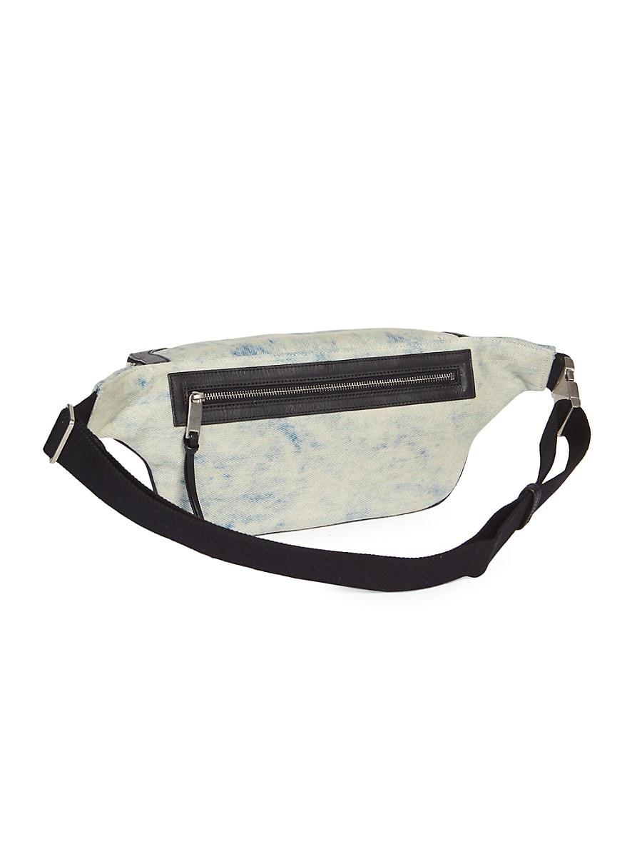 Saint Laurent Classic Belt Bag In Denim 