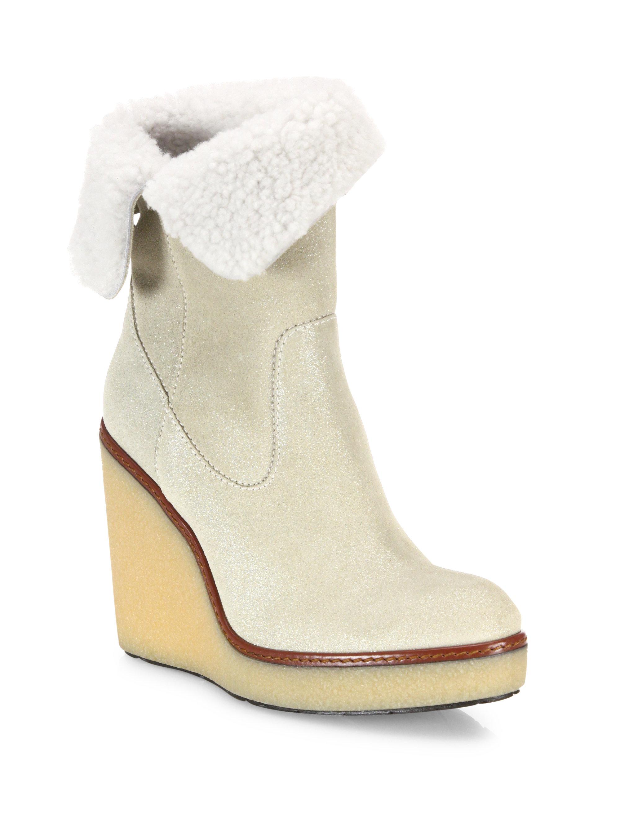 moncler wedge boots