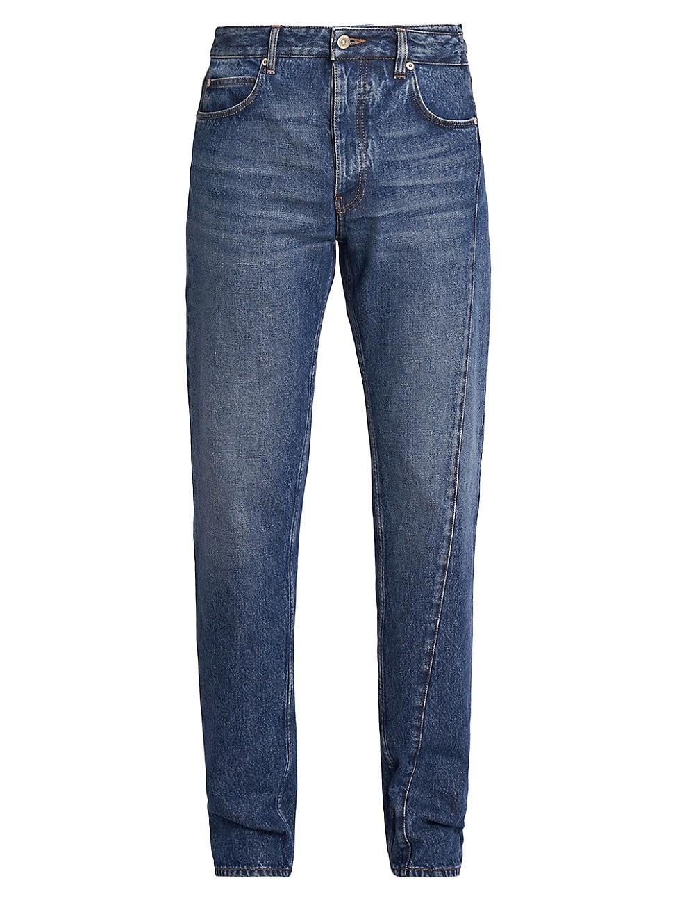 Loewe Asymmetric Fivepocket Jeans in Blue for Men Lyst