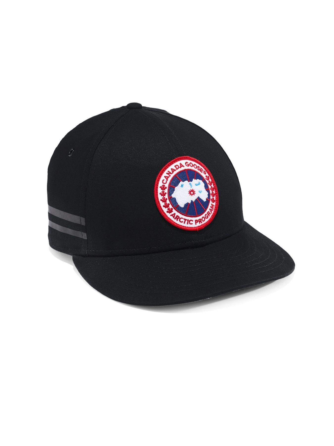 Canada Goose Logo Patch Baseball Cap in Black for Men ...