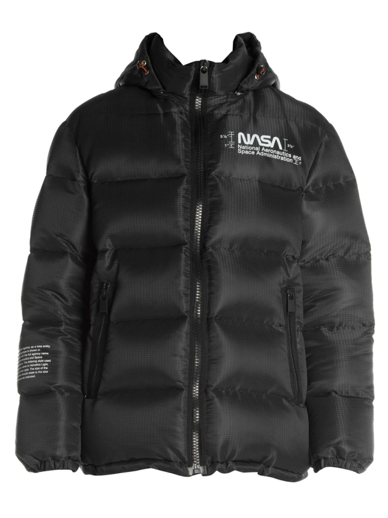 red champion nasa puffer jacket