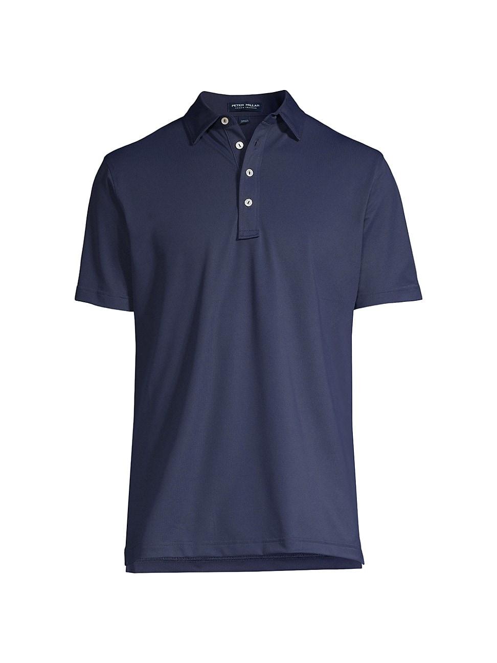 Peter Millar Crown Crafted Soul Performance Mesh Polo Shirt in Blue for ...