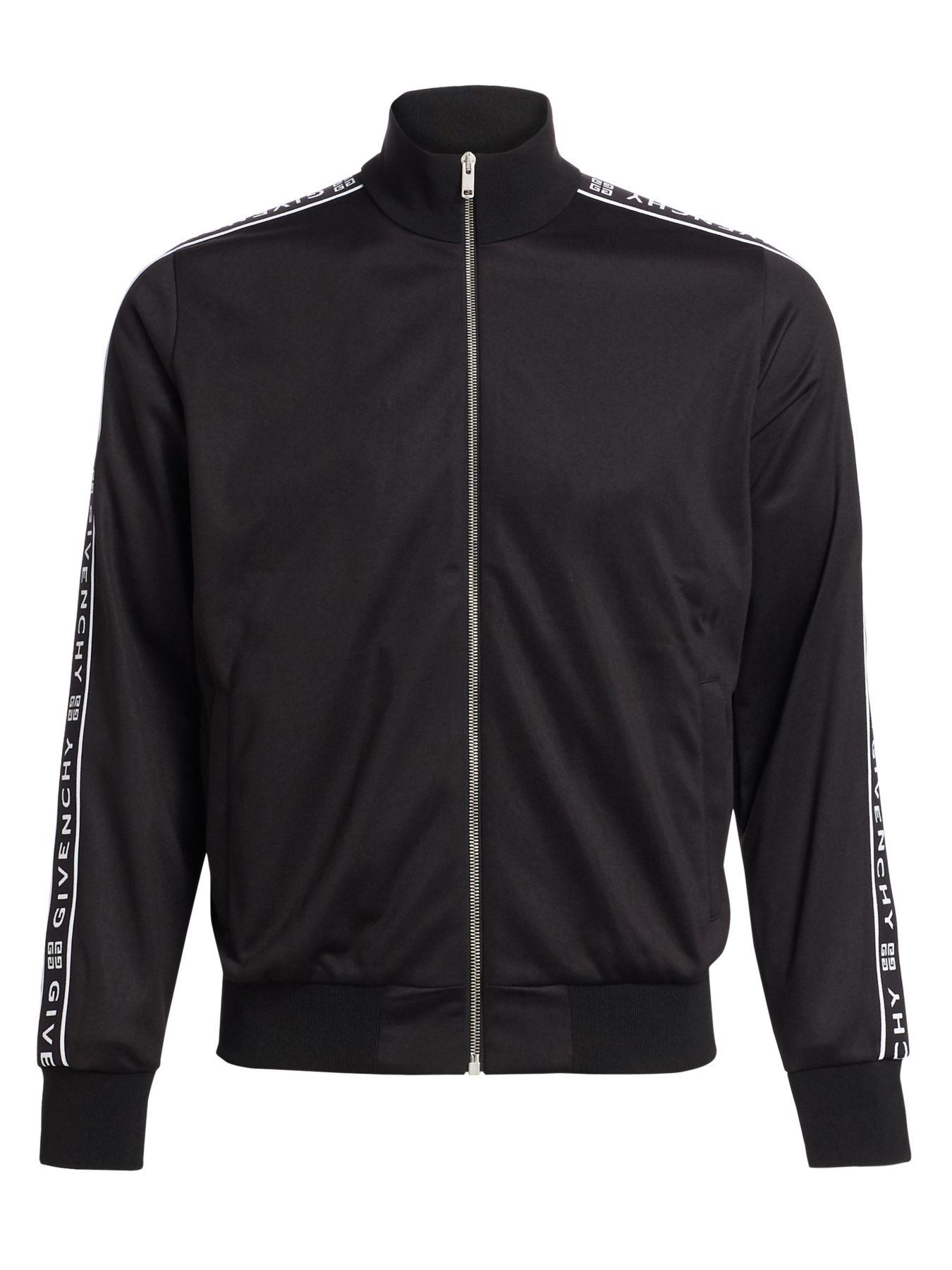 Givenchy Side-tape Logo Track Jacket in Black for Men - Lyst
