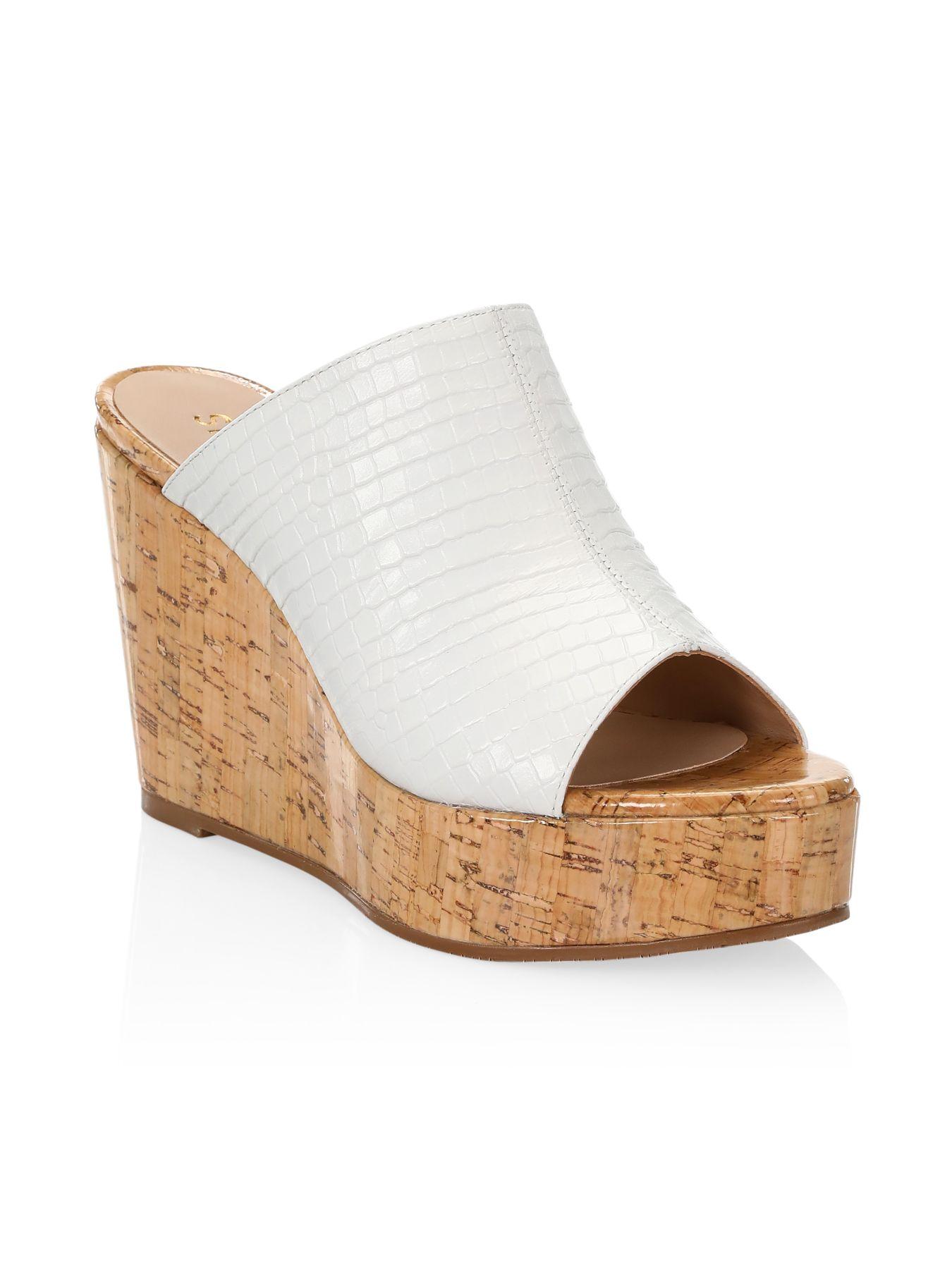 stuart weitzman white mules