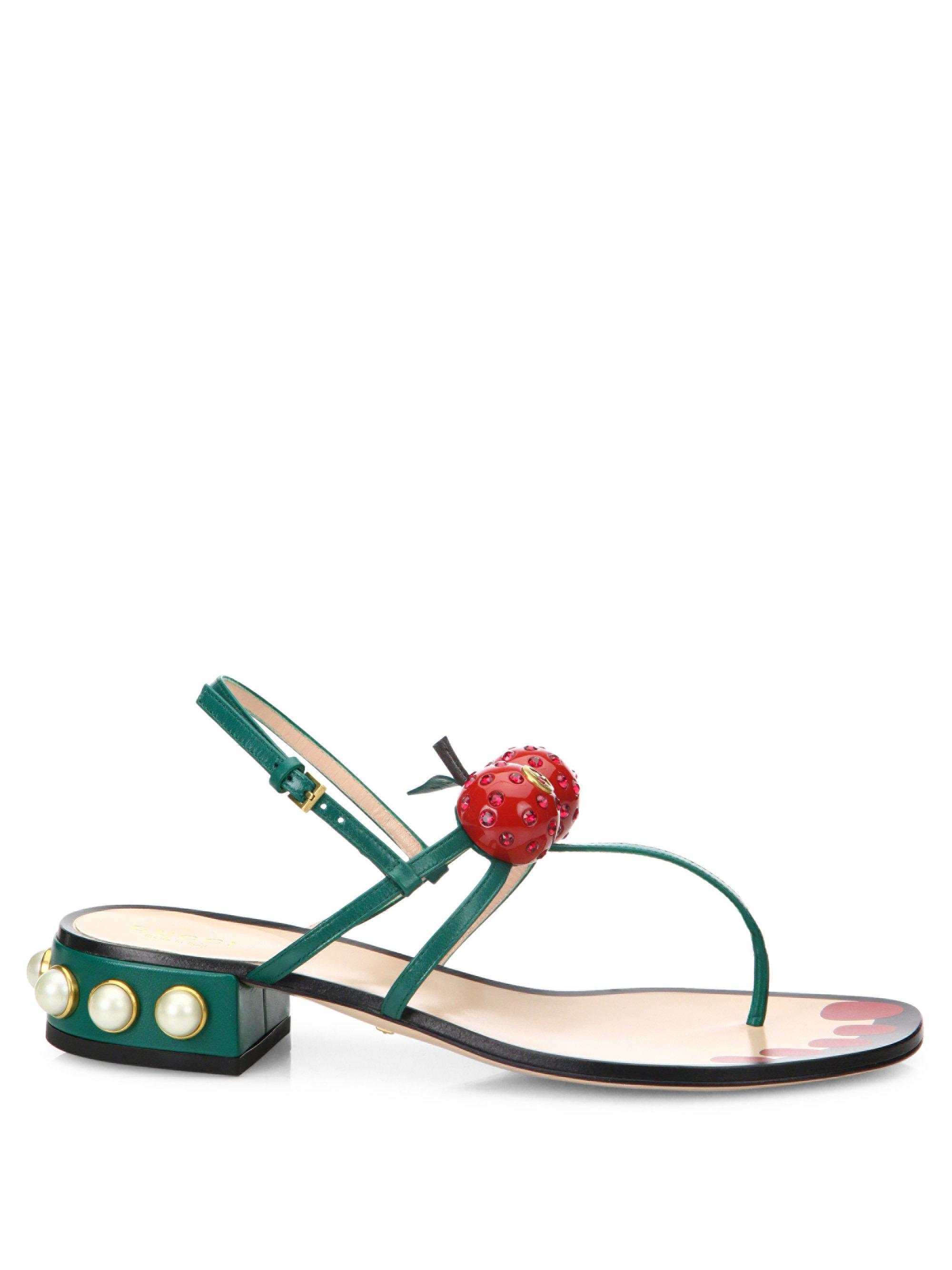 gucci slides cherry