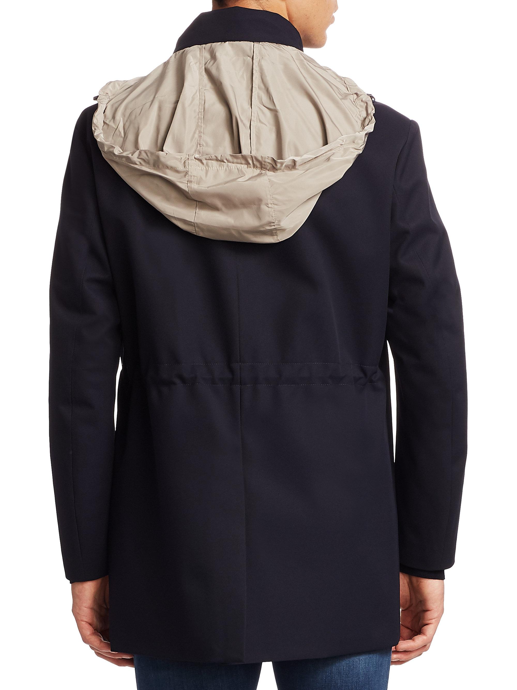 armani water repellent jacket