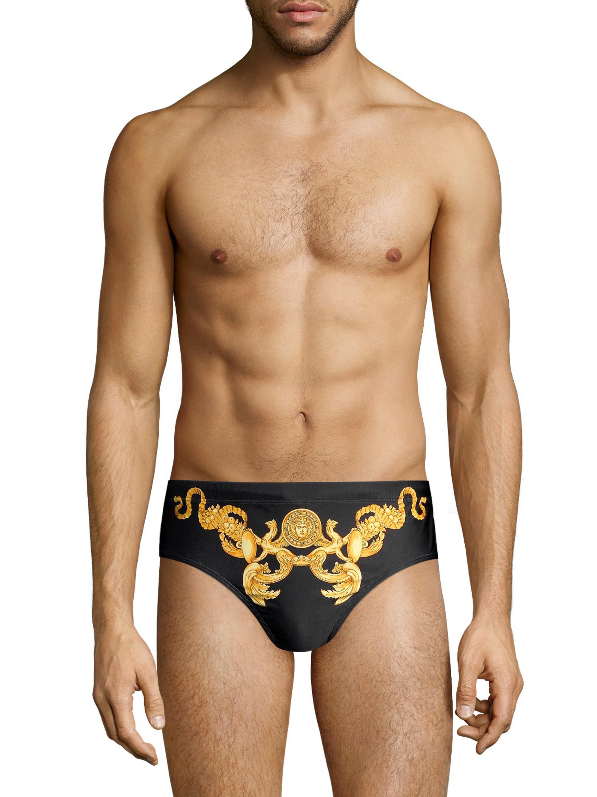 versace swim brief