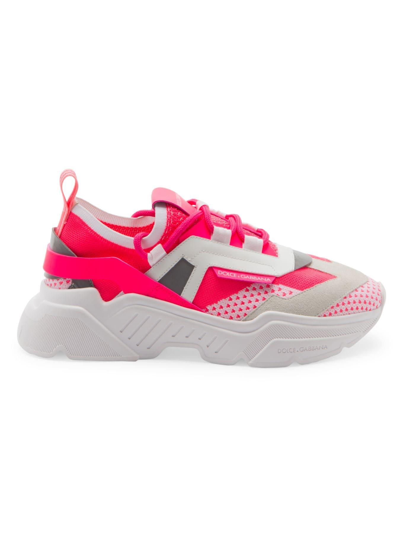 neon dolce and gabbana sneakers