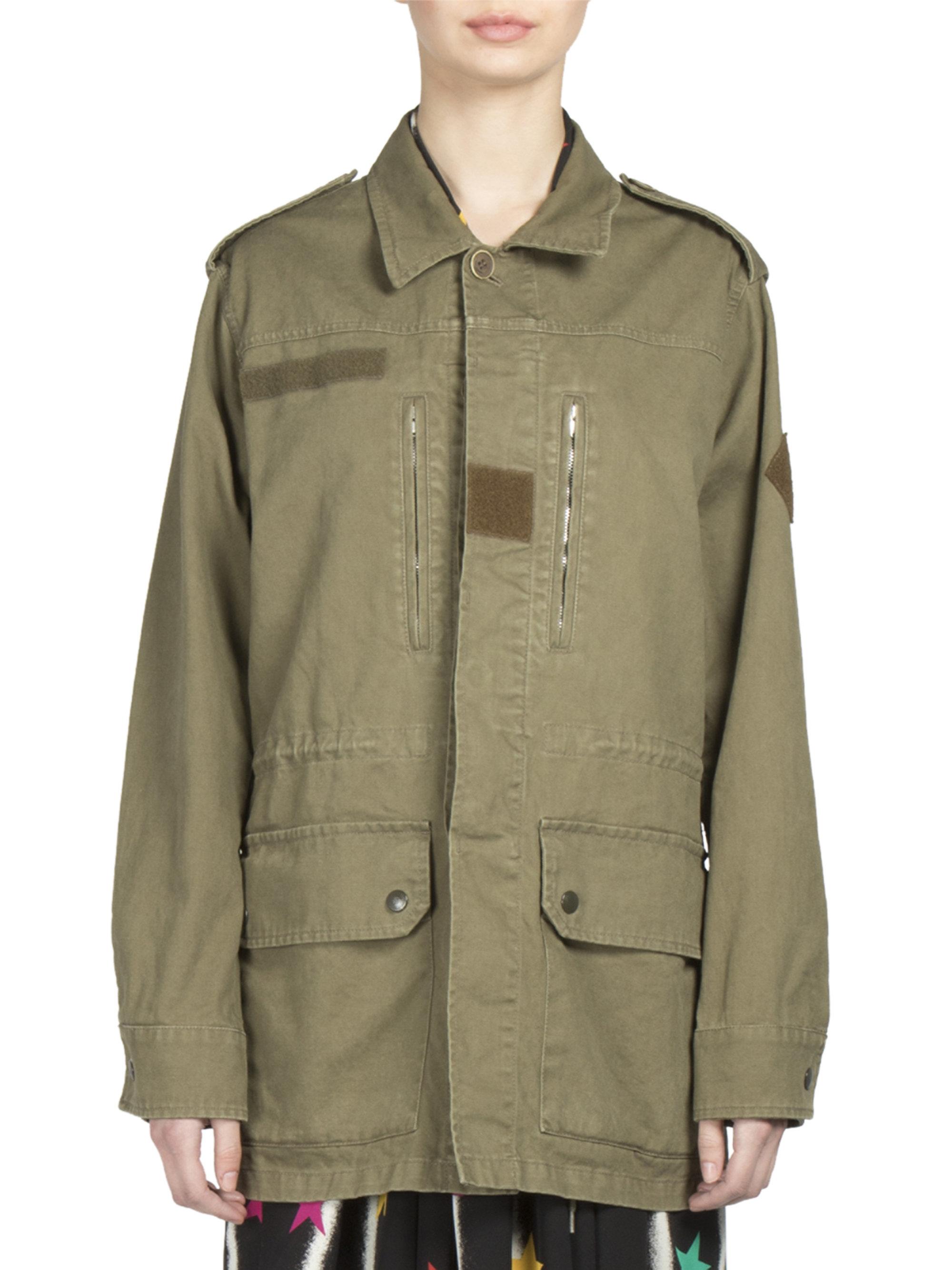 saint laurent khaki jacket