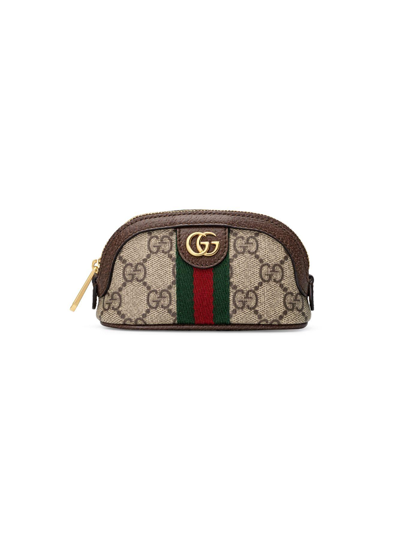Gucci Suede Ophidia GG Key Case Lyst