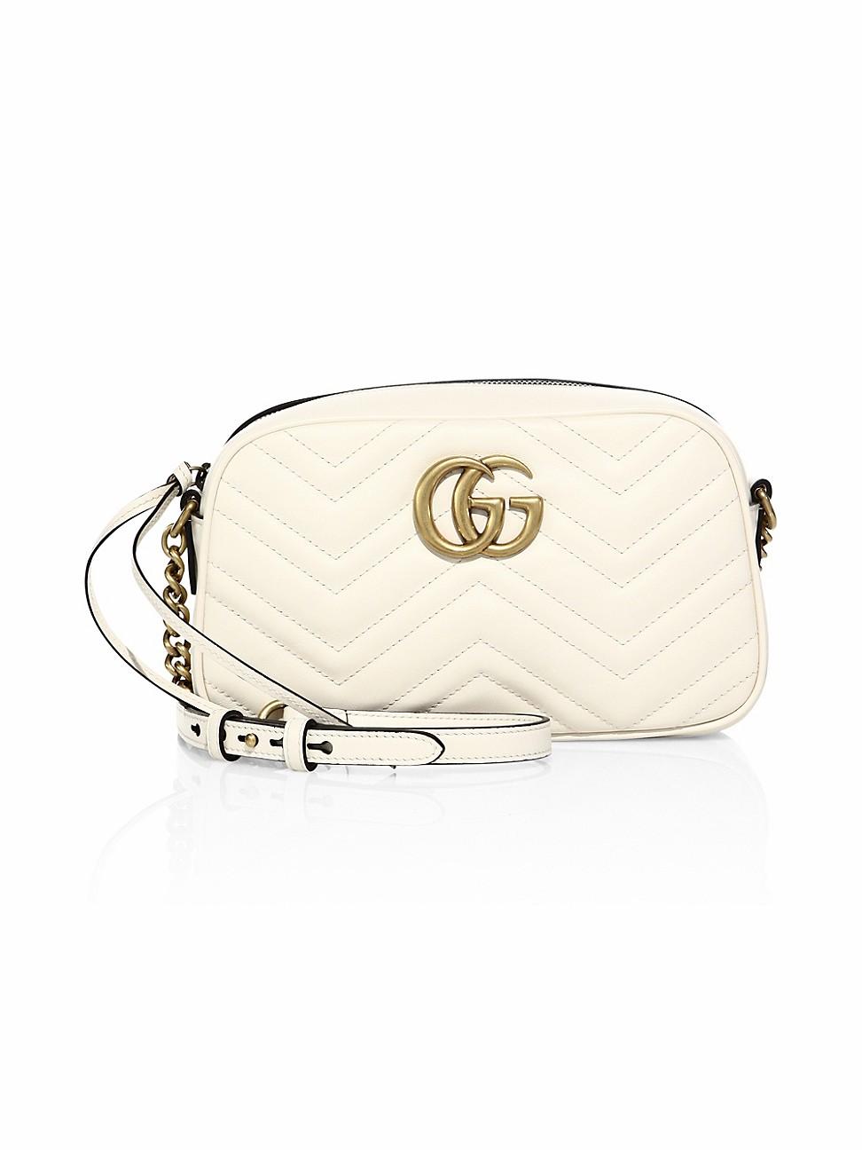 gucci small gg marmont 2.0 matelassé leather camera bag