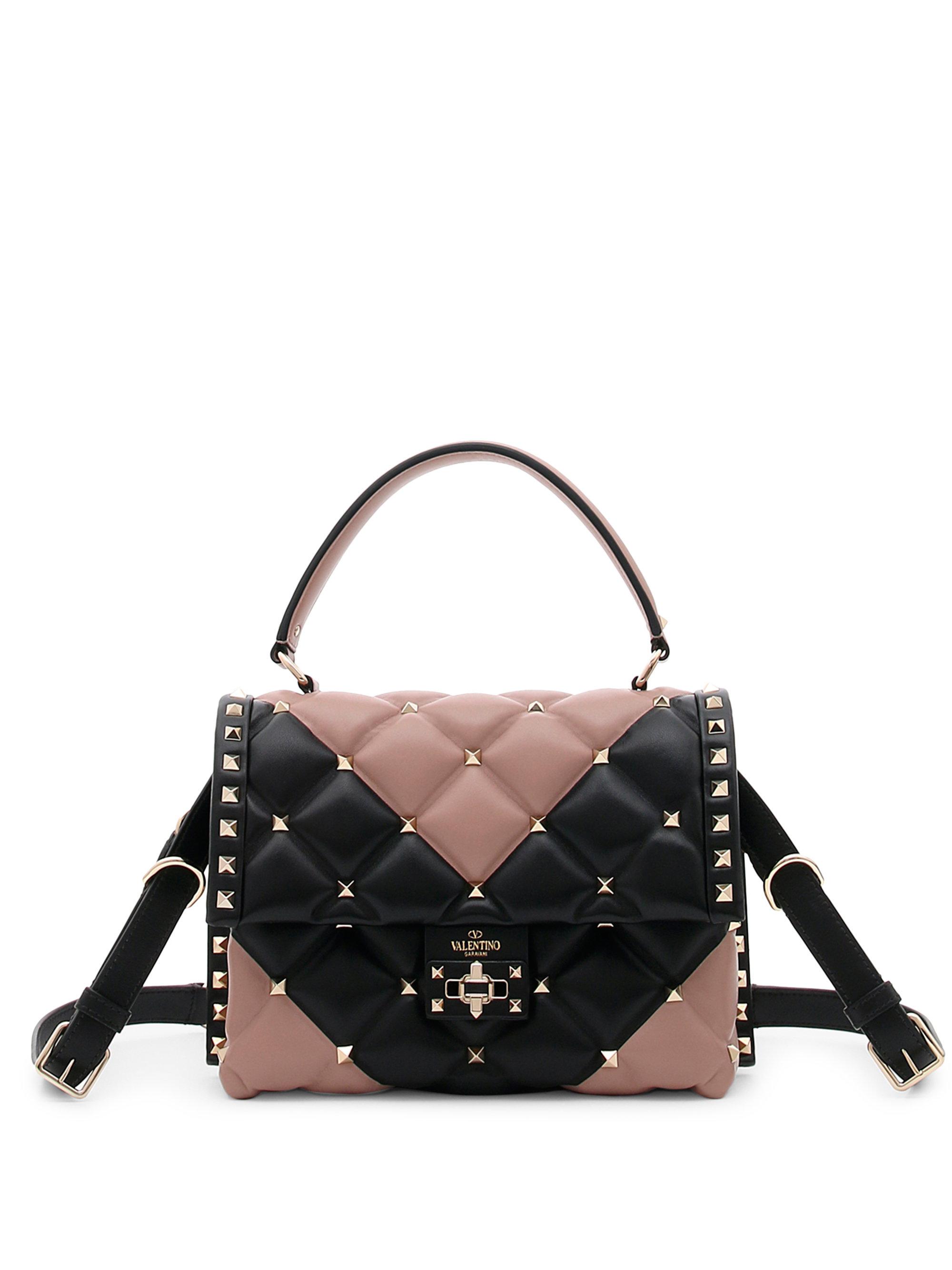 valentino candystud top handle bag