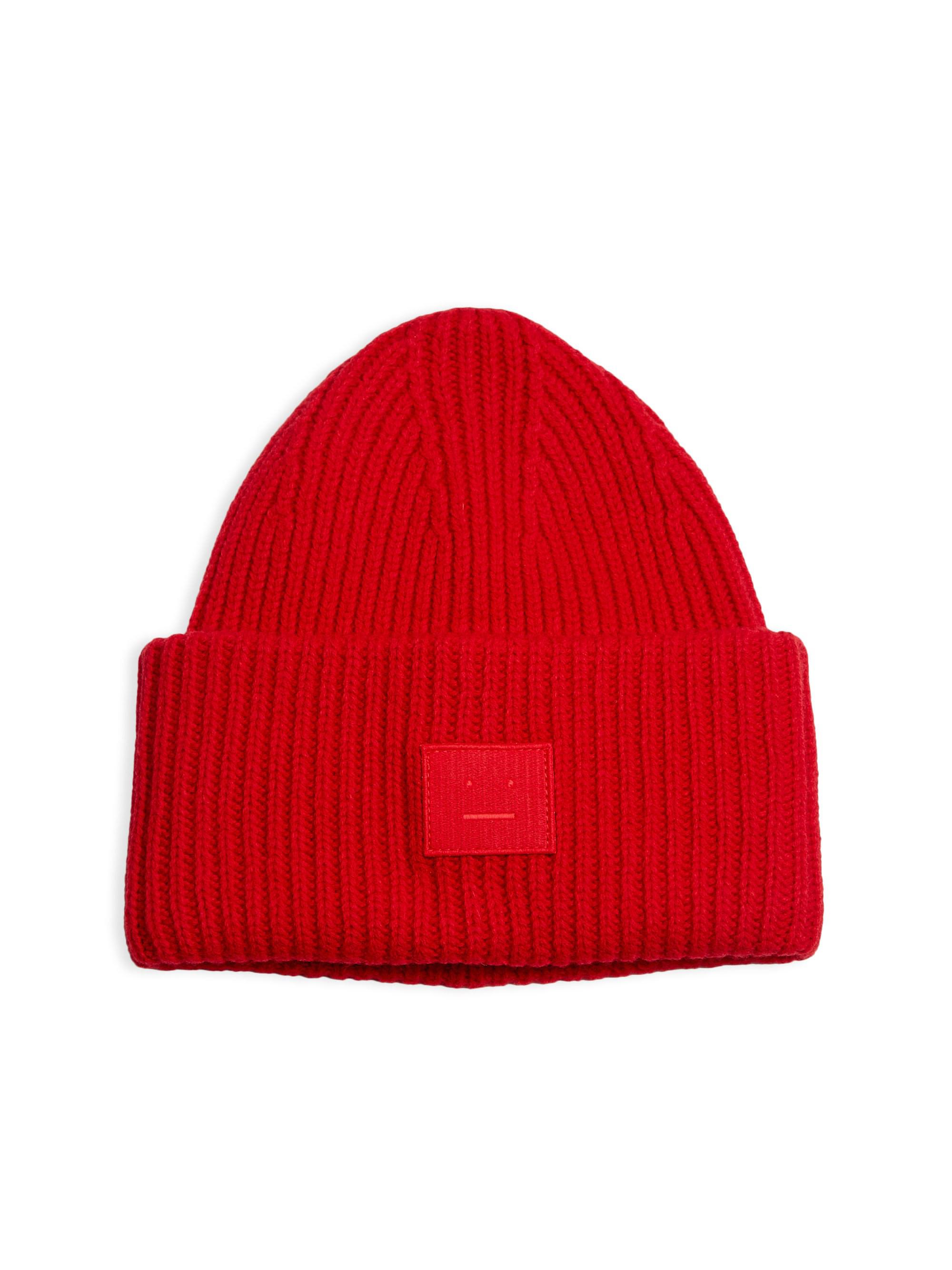 Acne Studios Pansy Face Hat In Red | Lyst