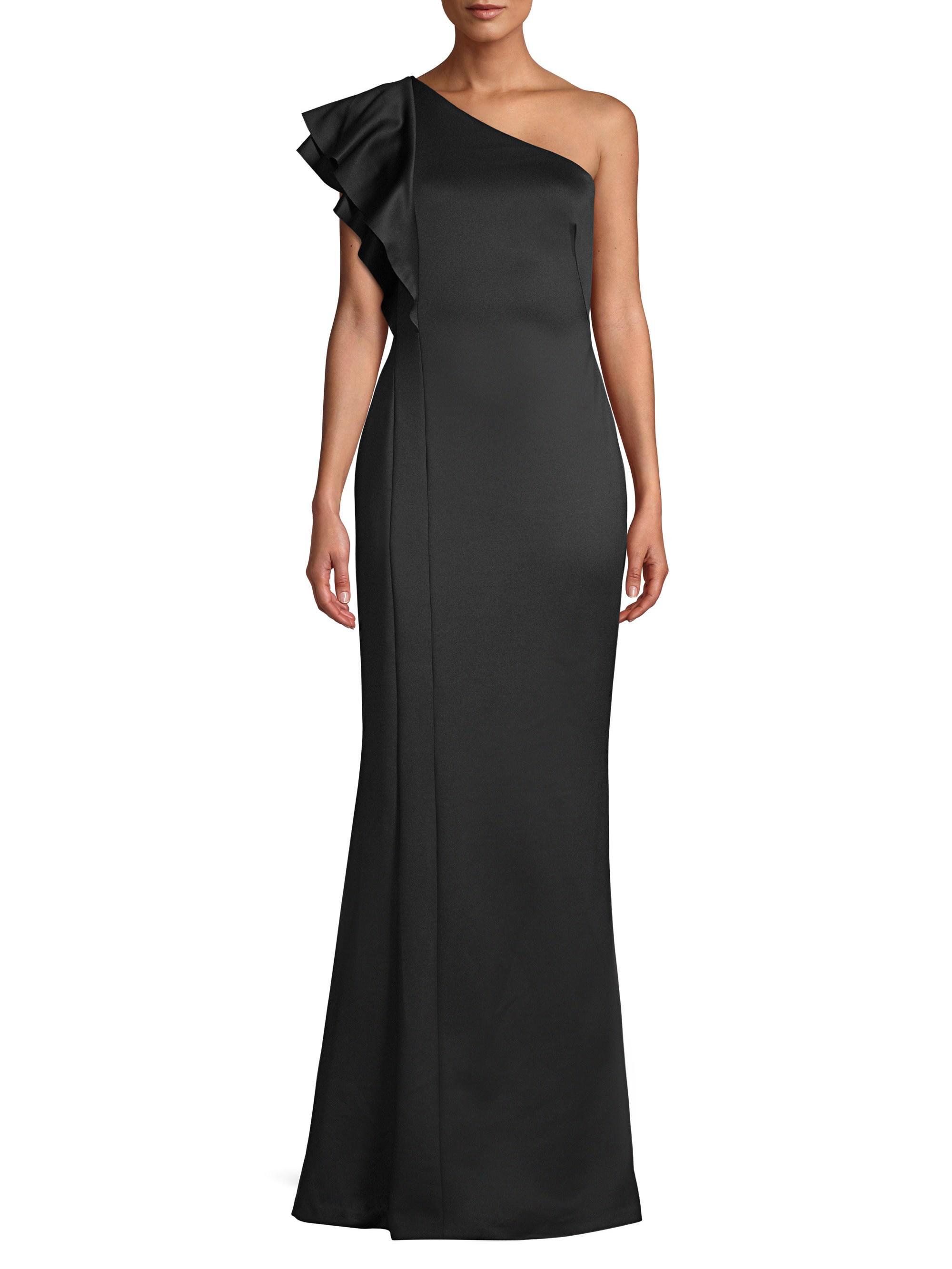black halo mabel gown