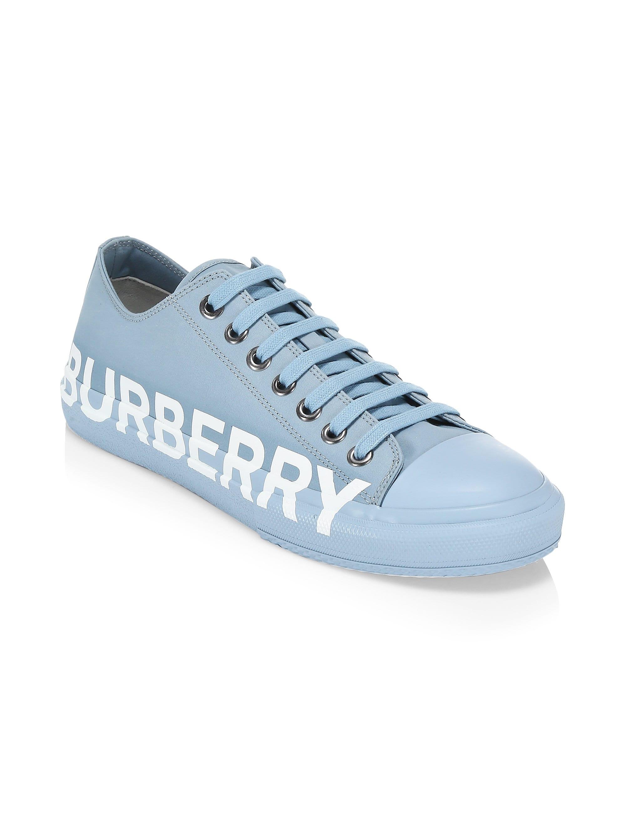 blue burberry shoes