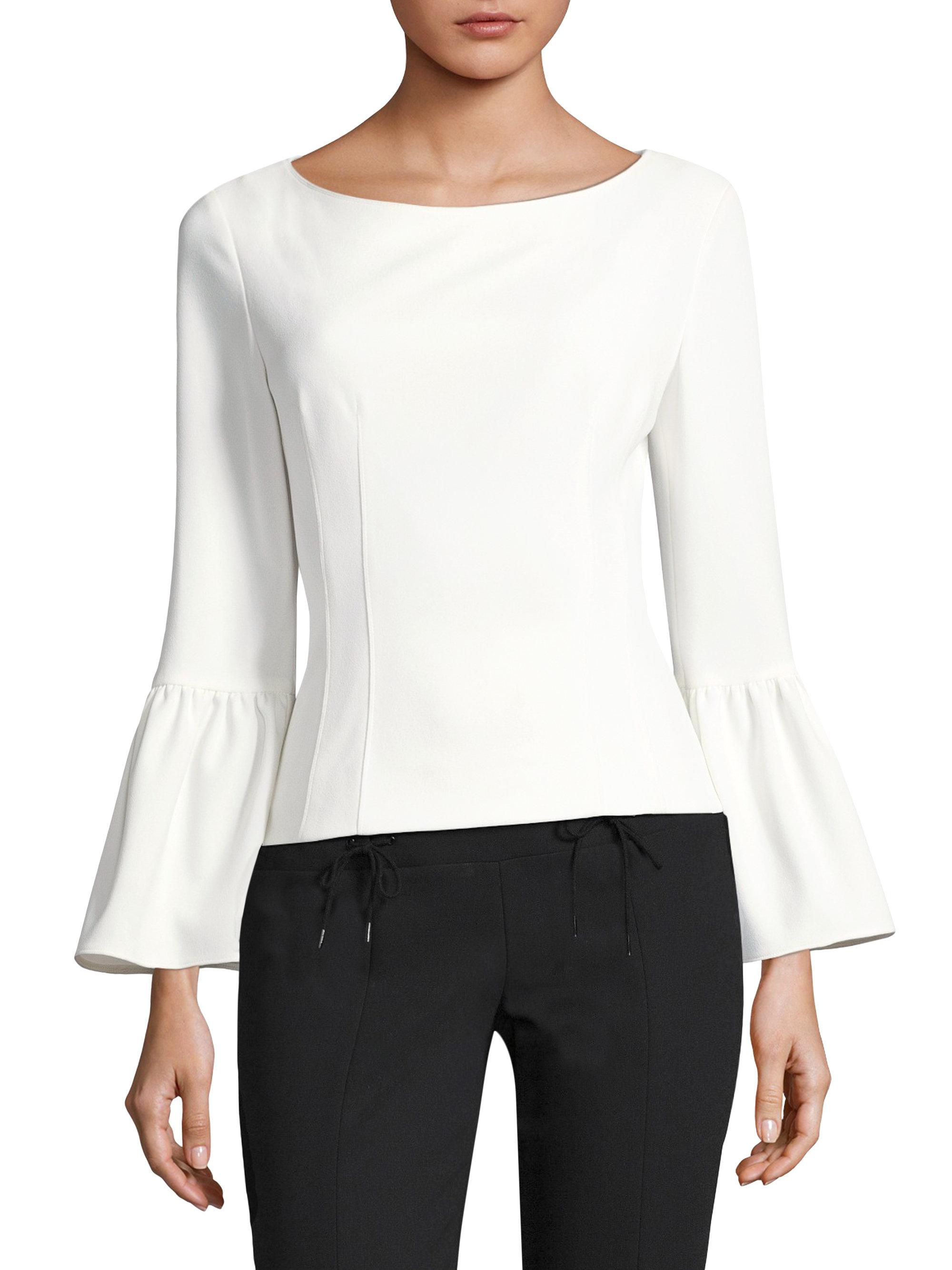 tibi bell sleeve top