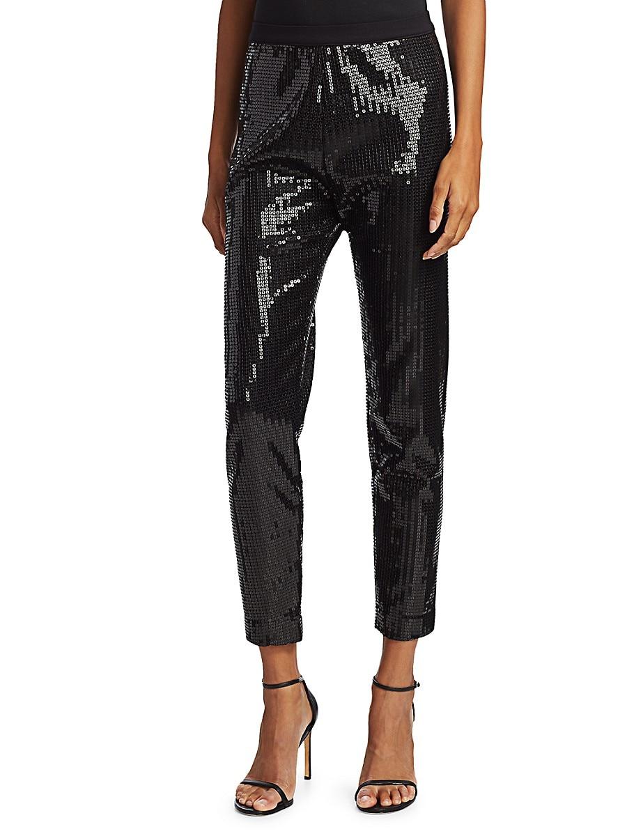 petite sequin leggings