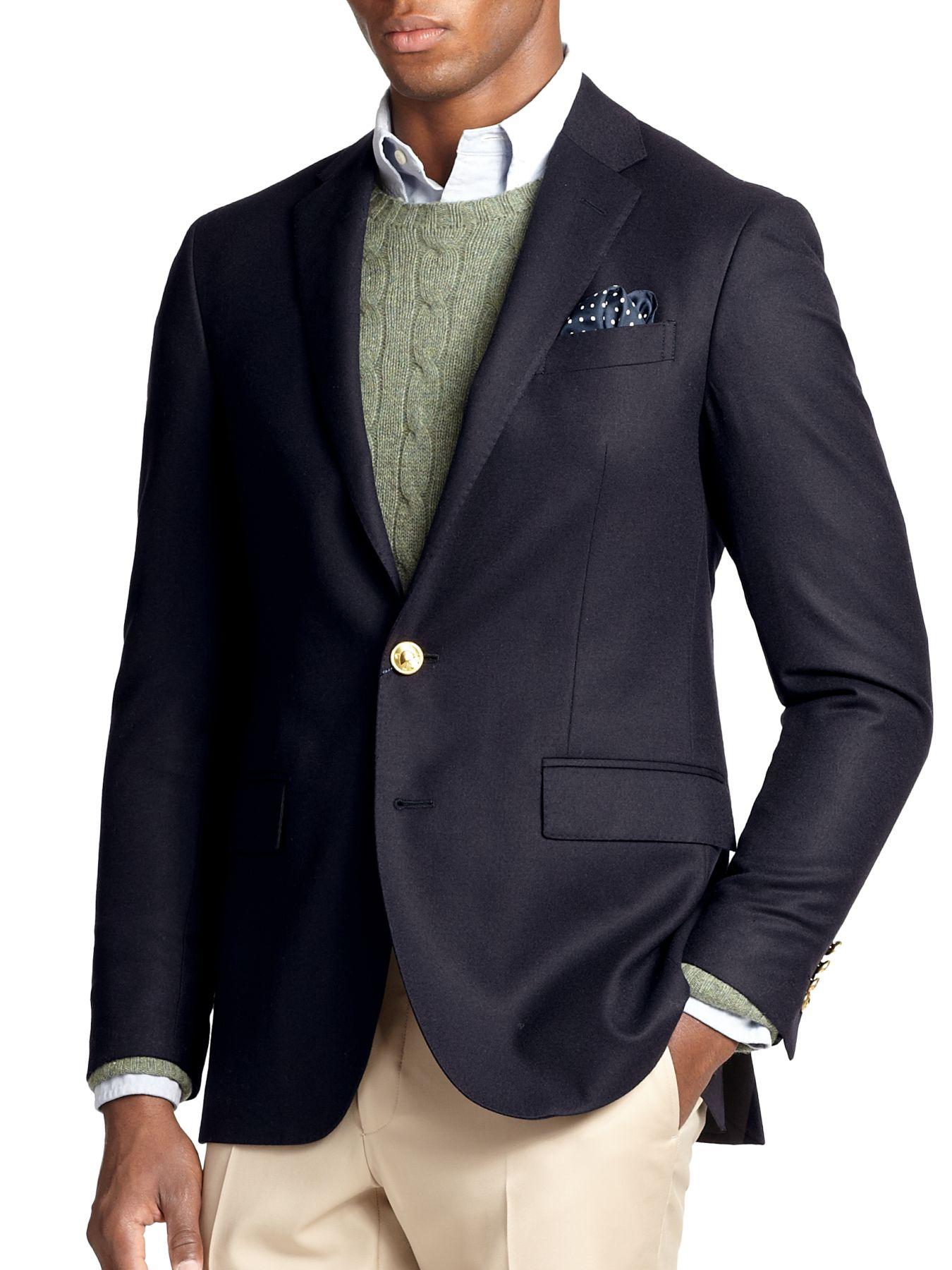 polo doeskin blazer