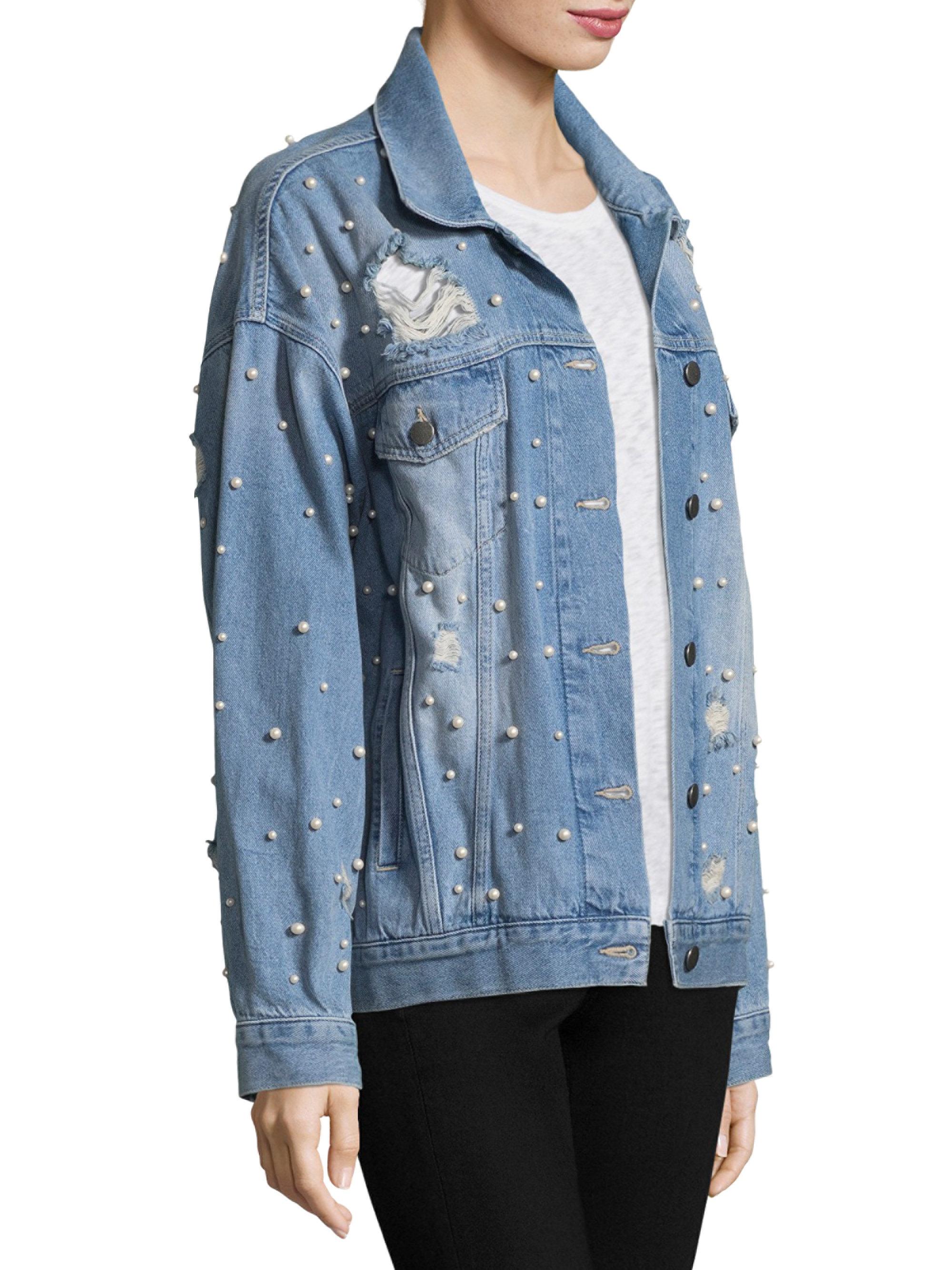 free people sunday funday denim jacket