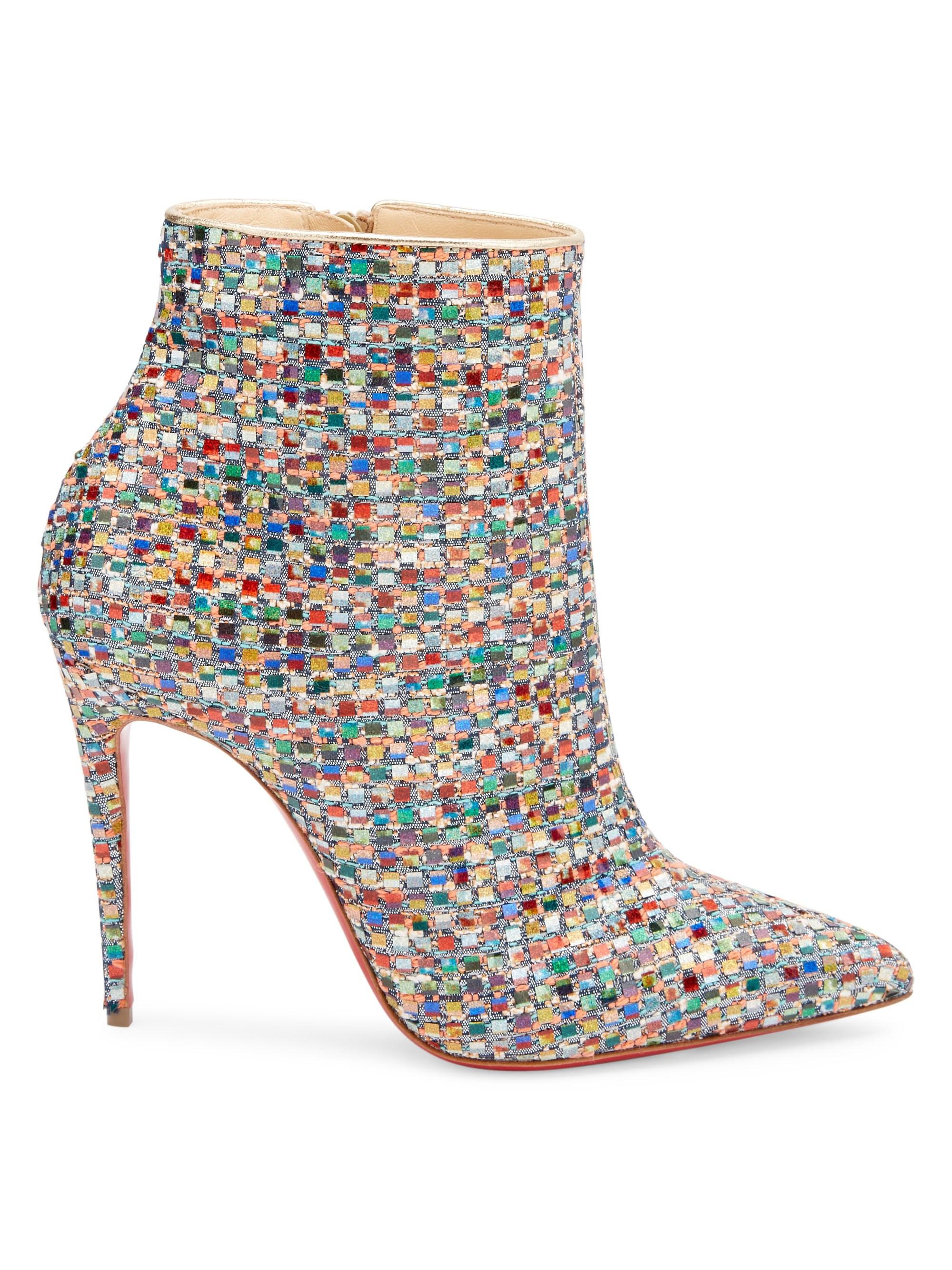 multi color booties