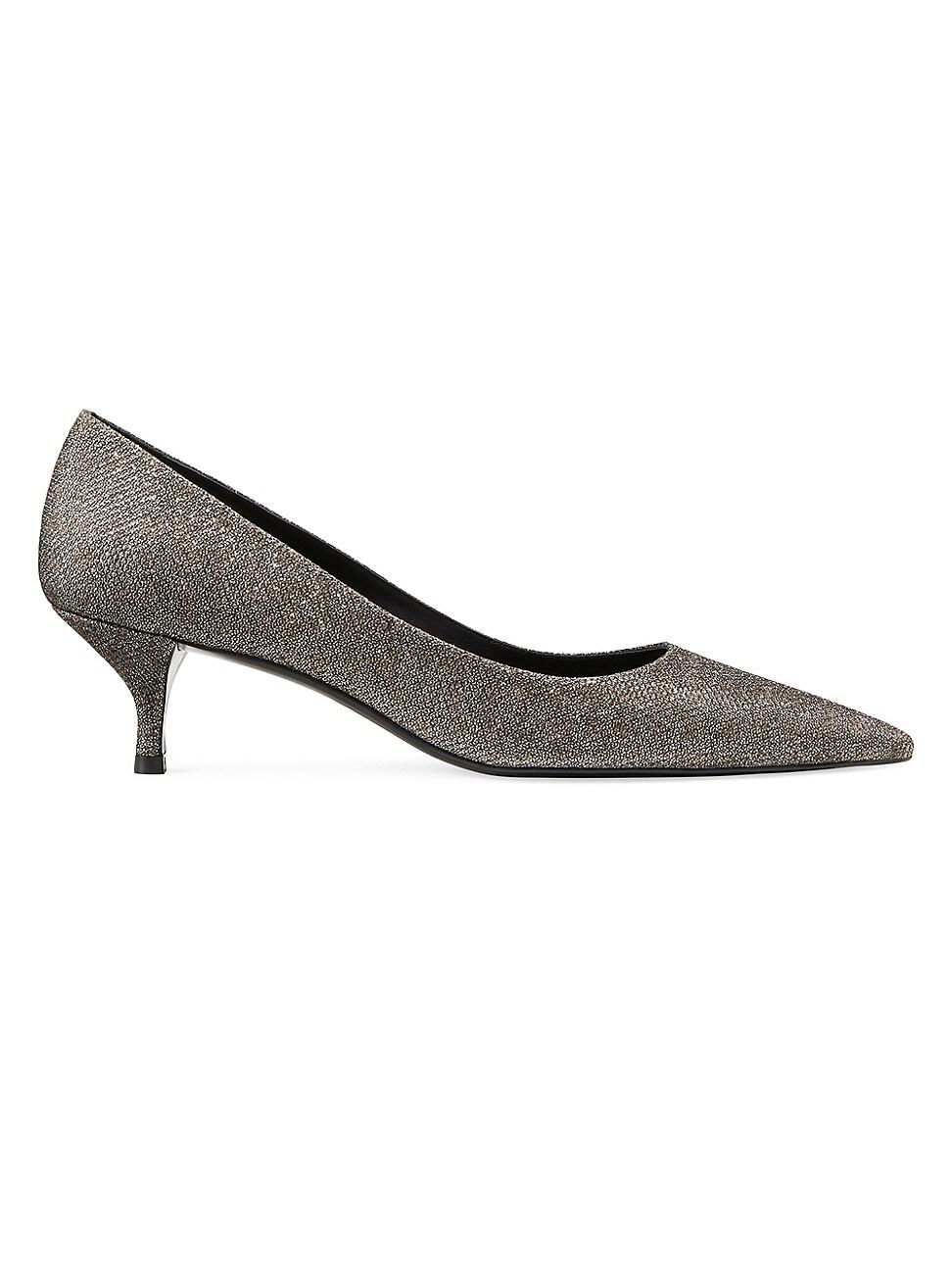 stuart weitzman kitten heel pumps