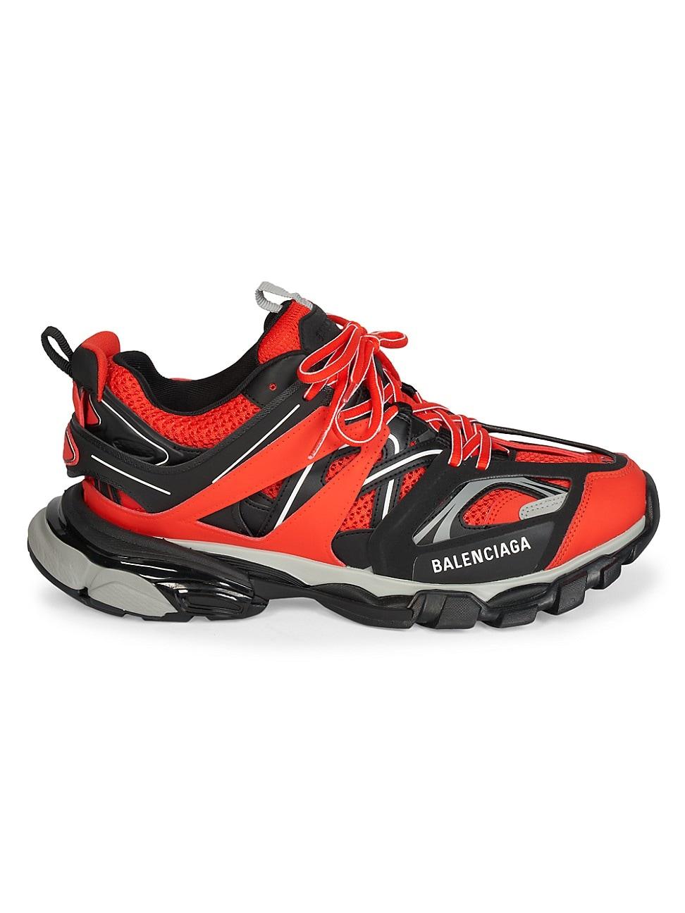 Balenciaga Track Lace-up Sneakers in Red for Men | Lyst