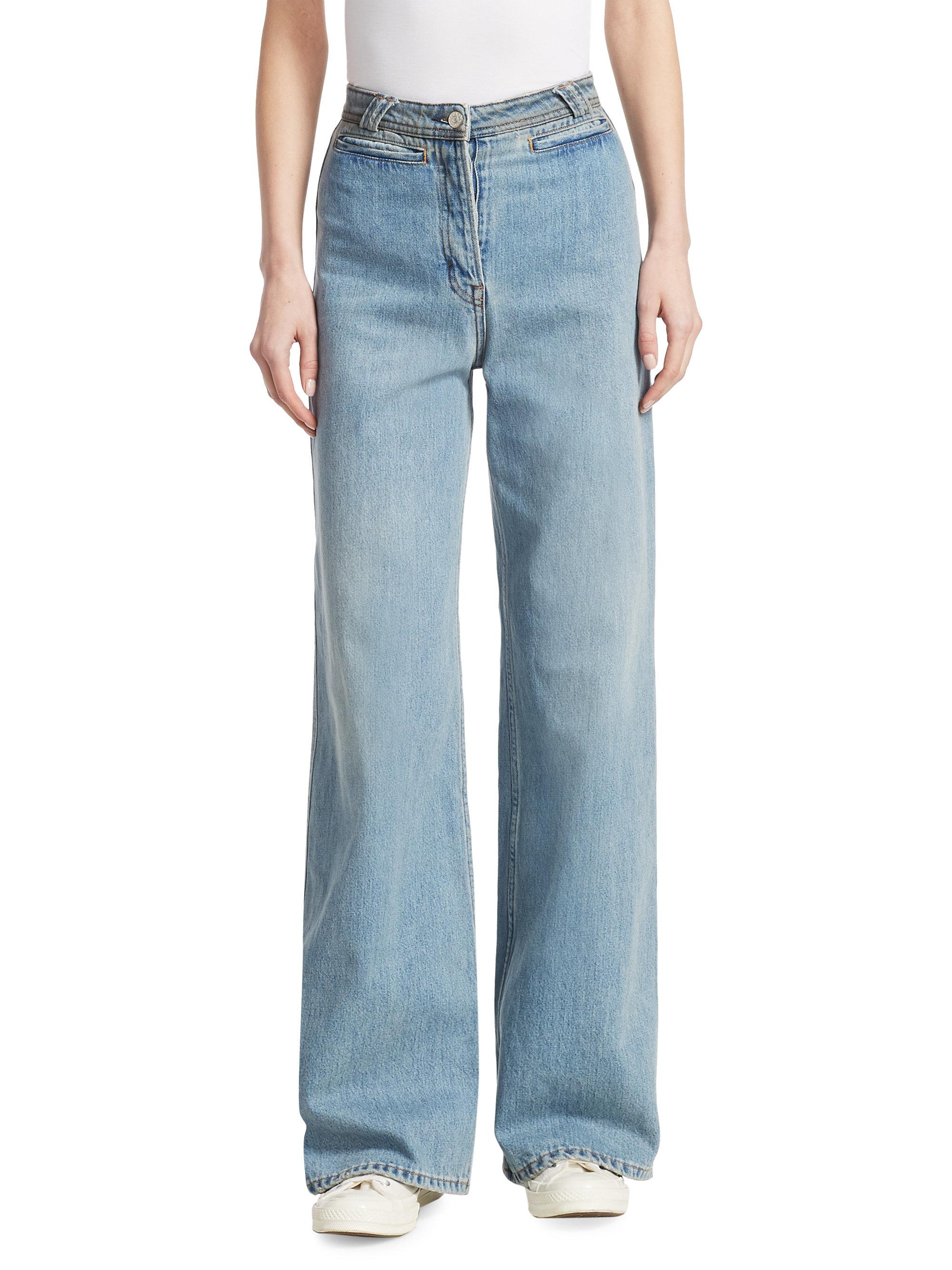 acne wide leg jeans