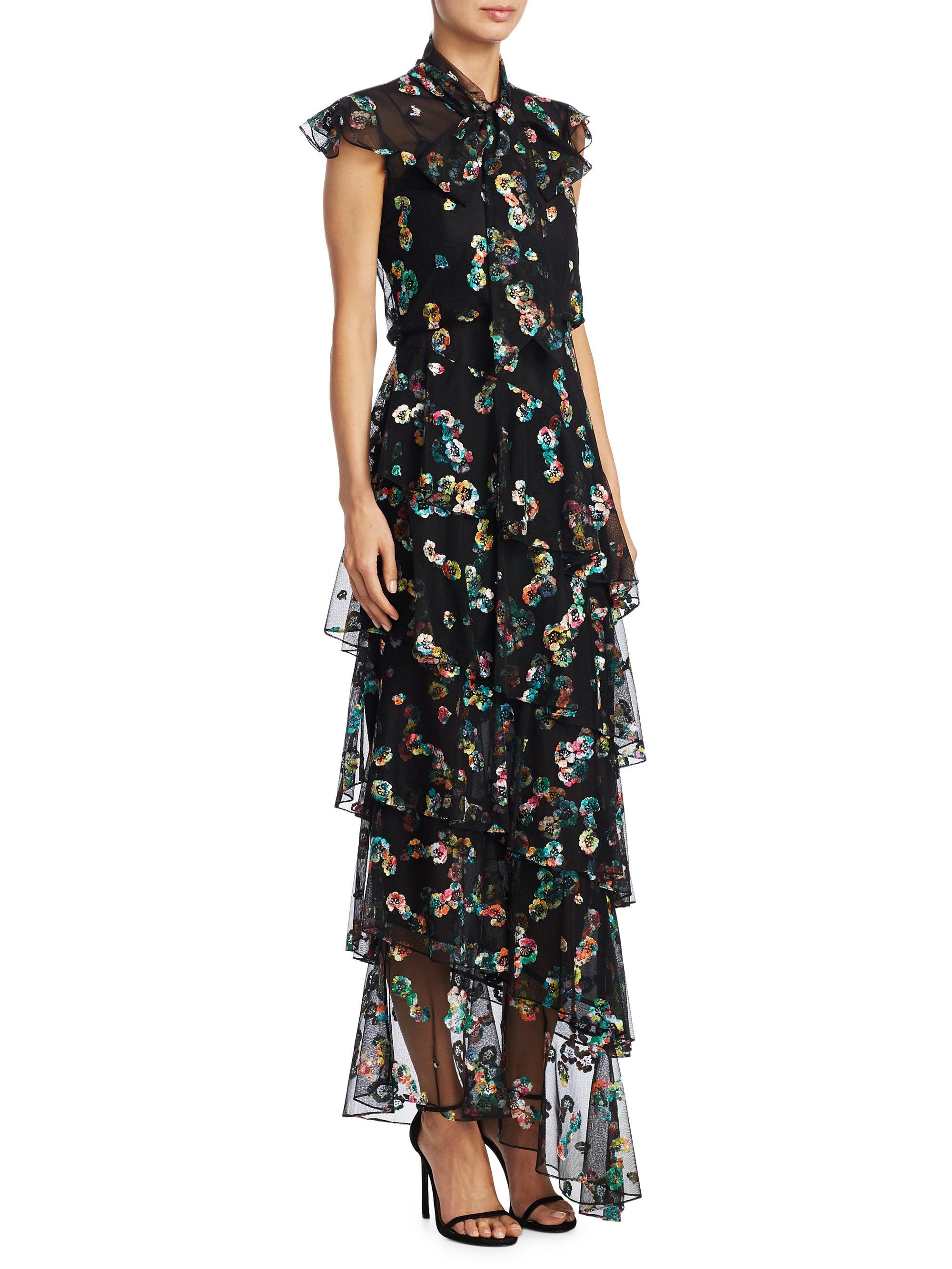 ml monique lhuillier floral overlay