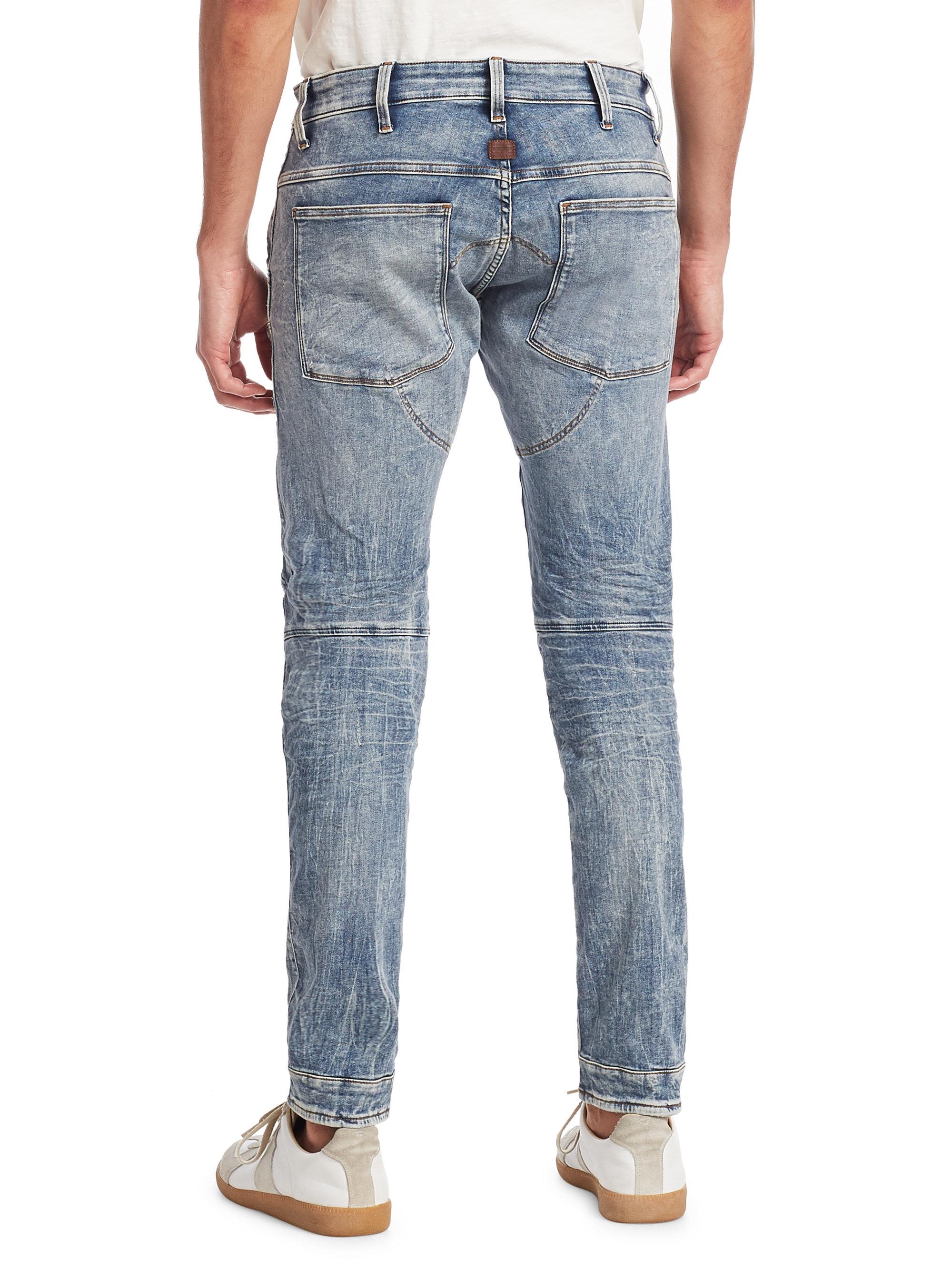 RAW Super Slim Vintage Skinny Jeans in Blue for Men | Lyst