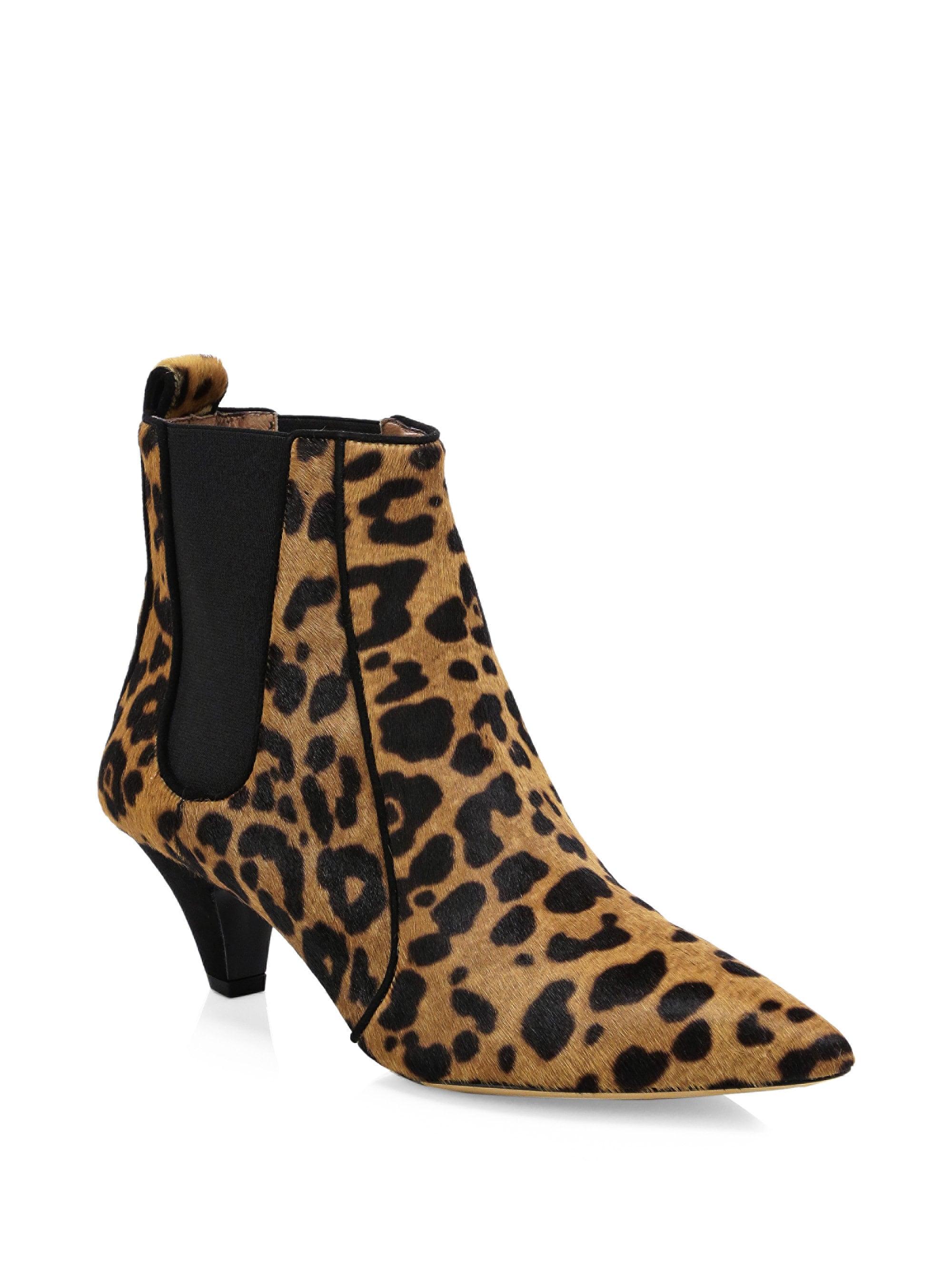 Tabitha Simmons Leather Leopard Kitten 
