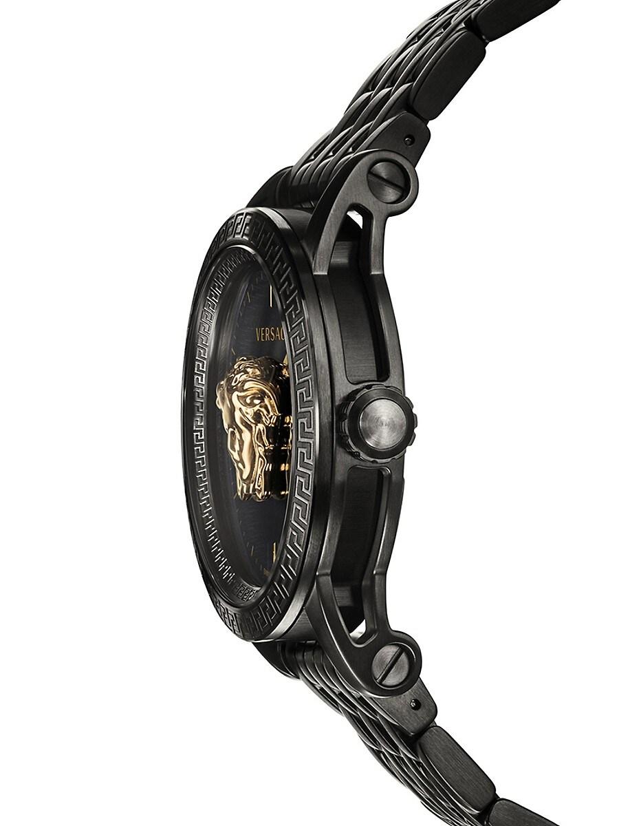 versace black palazzo empire watch