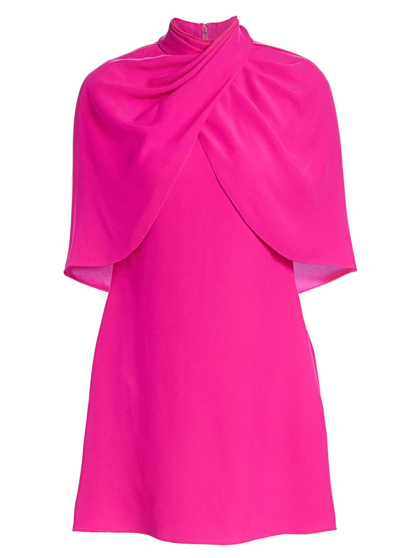 brandon maxwell pink dress